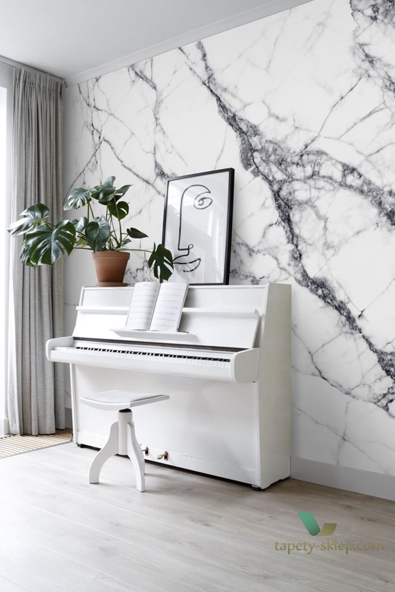 Mural Esta 158942 Black and White
