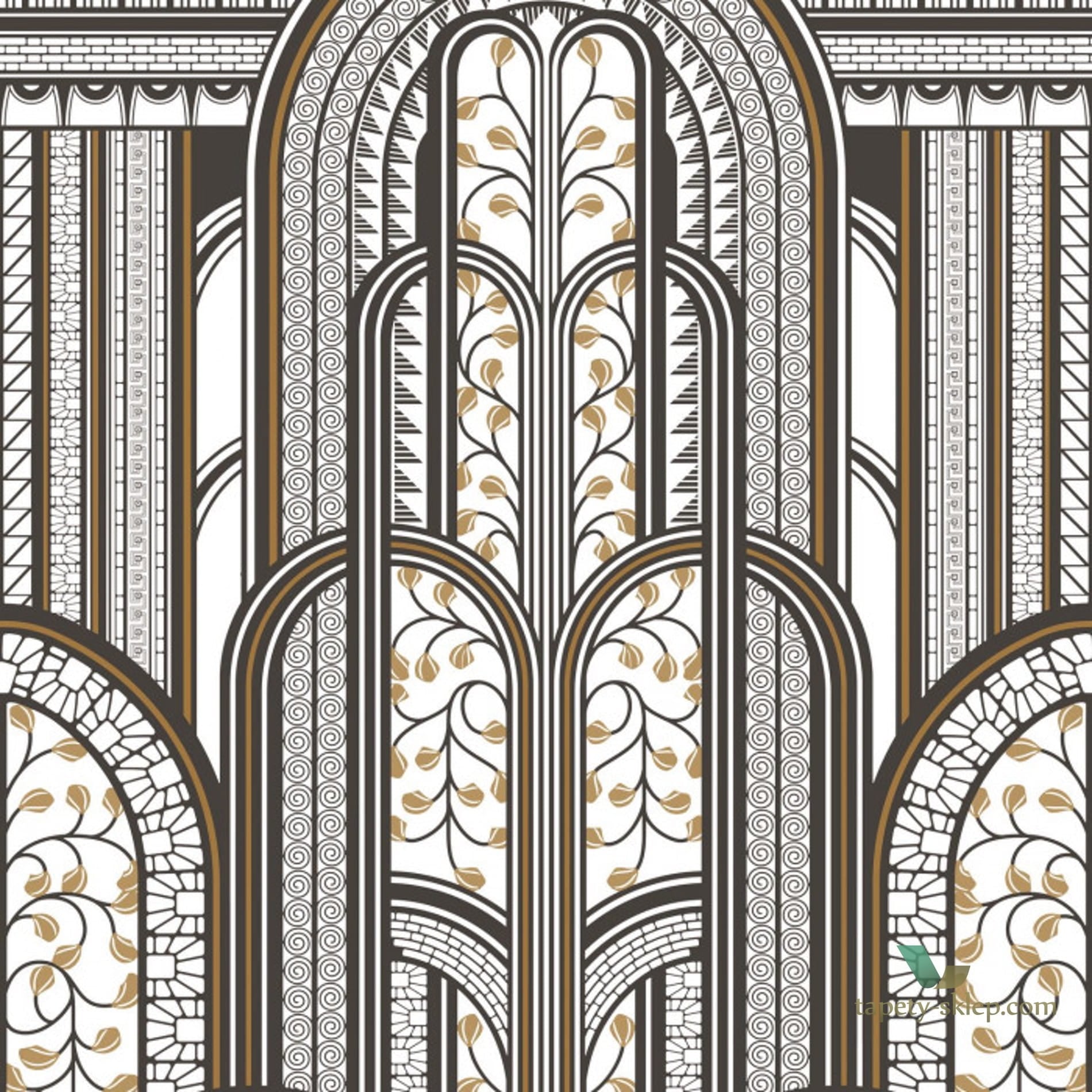 Mural w stylu Art Deco Casadeco MNCT85879242 Paravent 1930