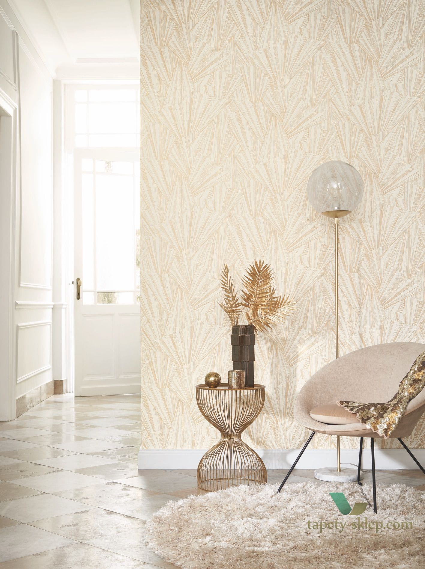 Tapeta Art-deco Casadeco MNCT 85869515 Eclat Irise 1930