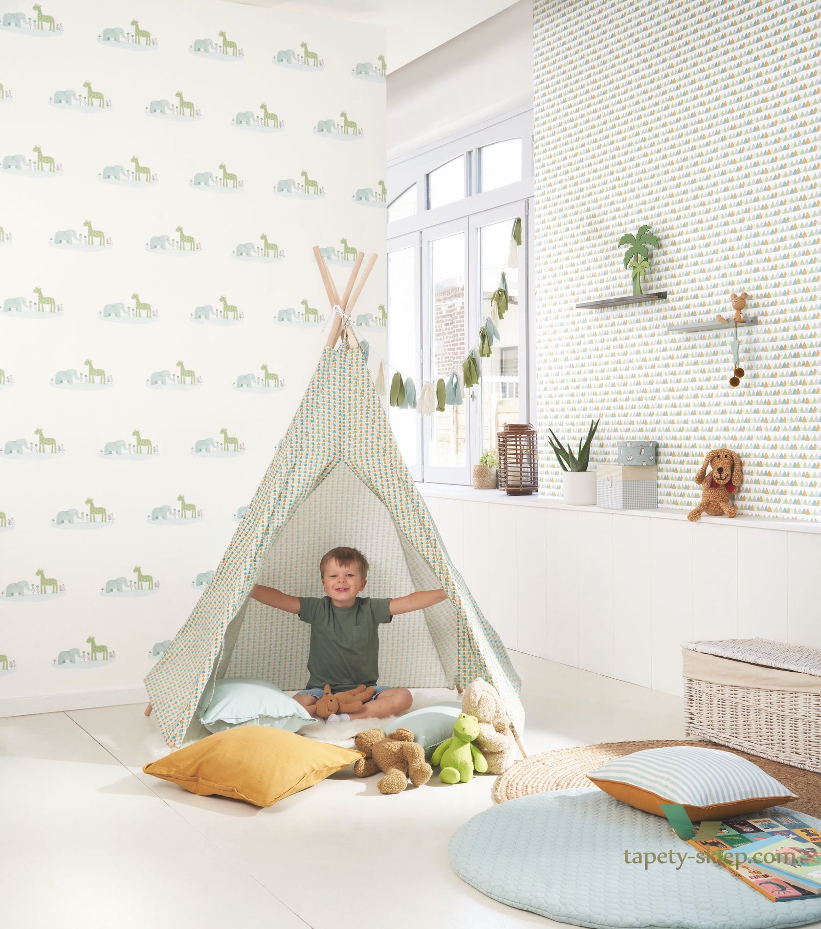 Tapeta Casadeco RONI85536132 Marius & Candice Rose & Nino