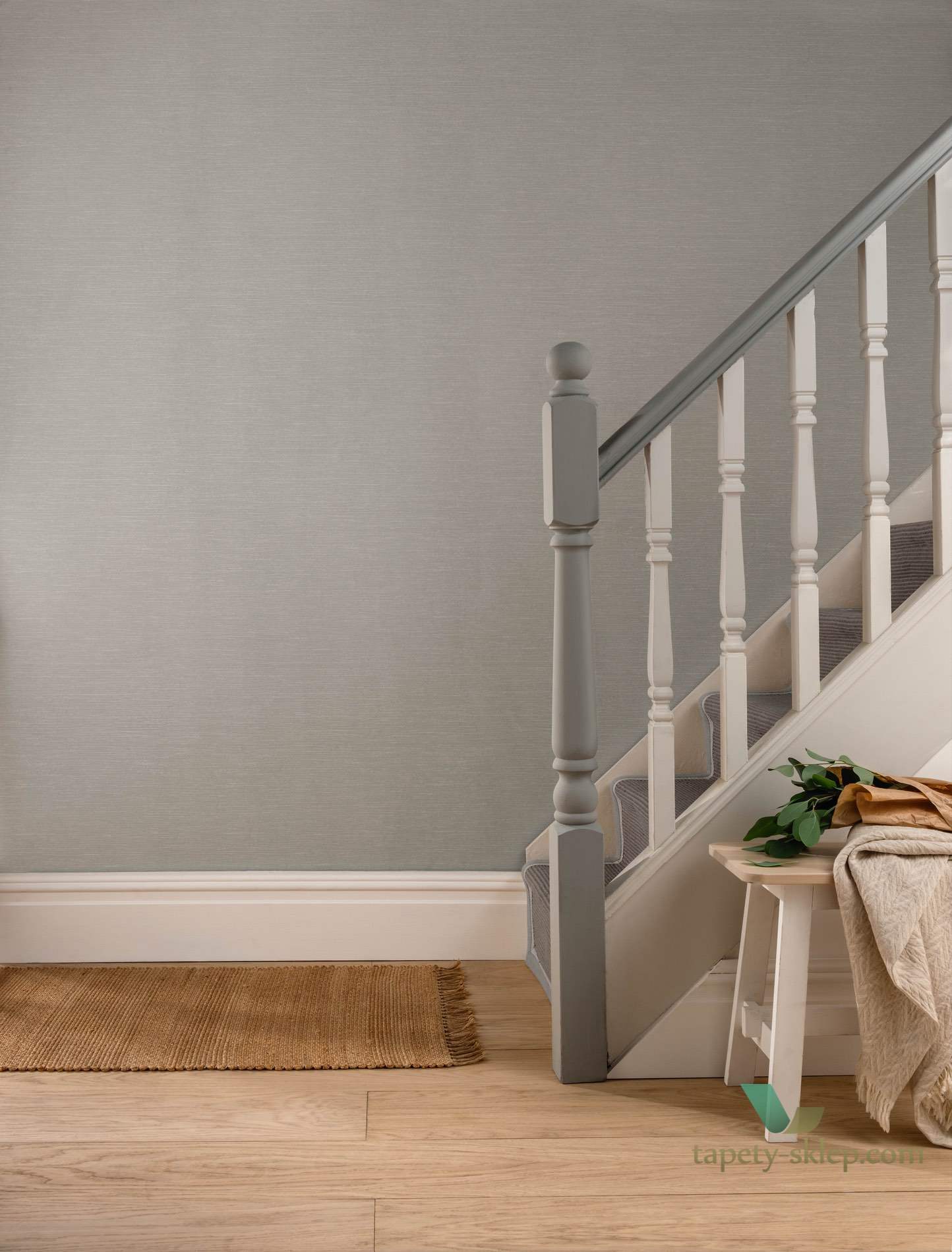 Tapeta 1838 Wallcoverings 1804-122-02 Raffia Mist Aurora