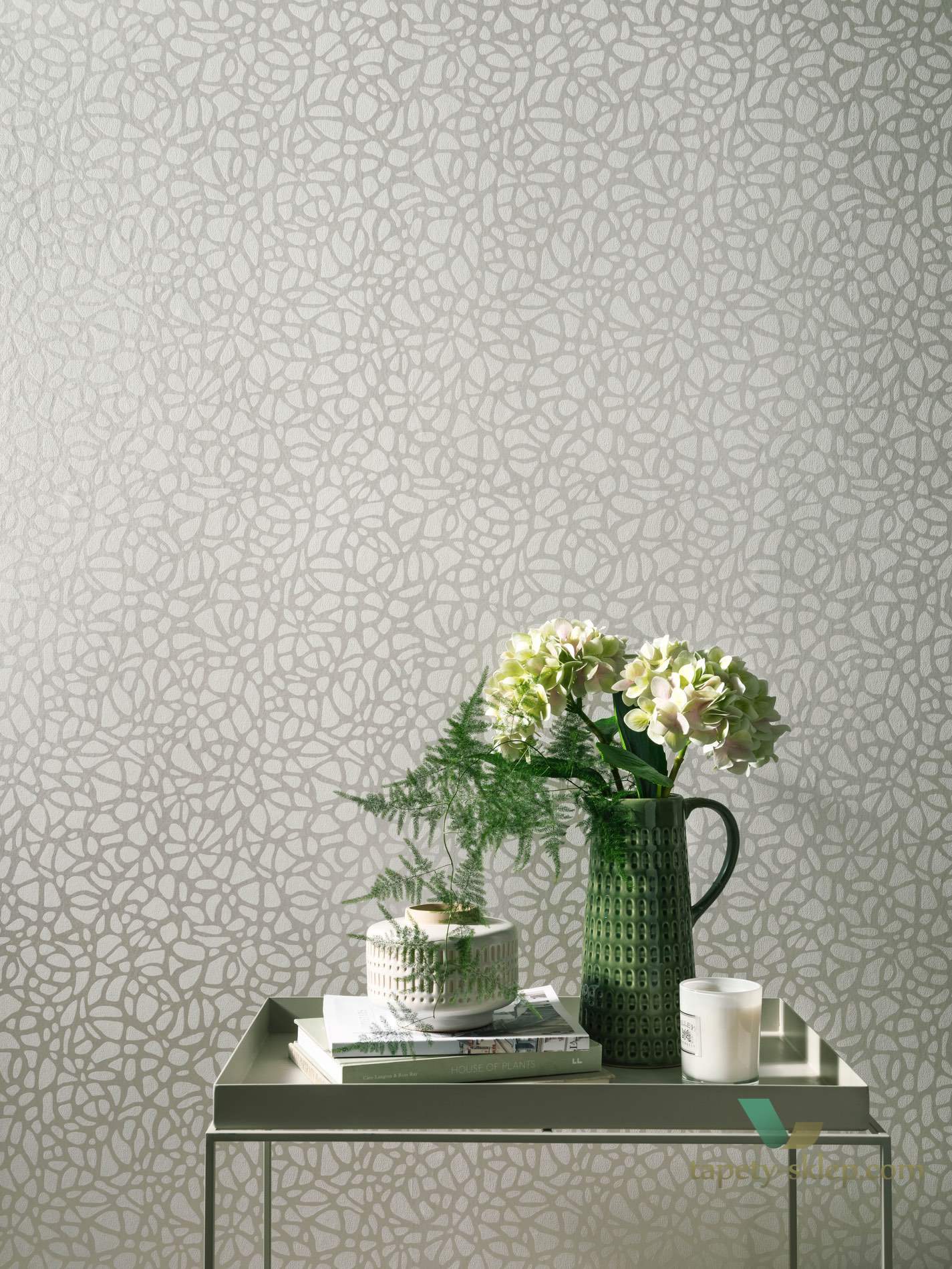 Tapeta 1838 Wallcoverings 1804-121-05 Pebble Pearl Aurora