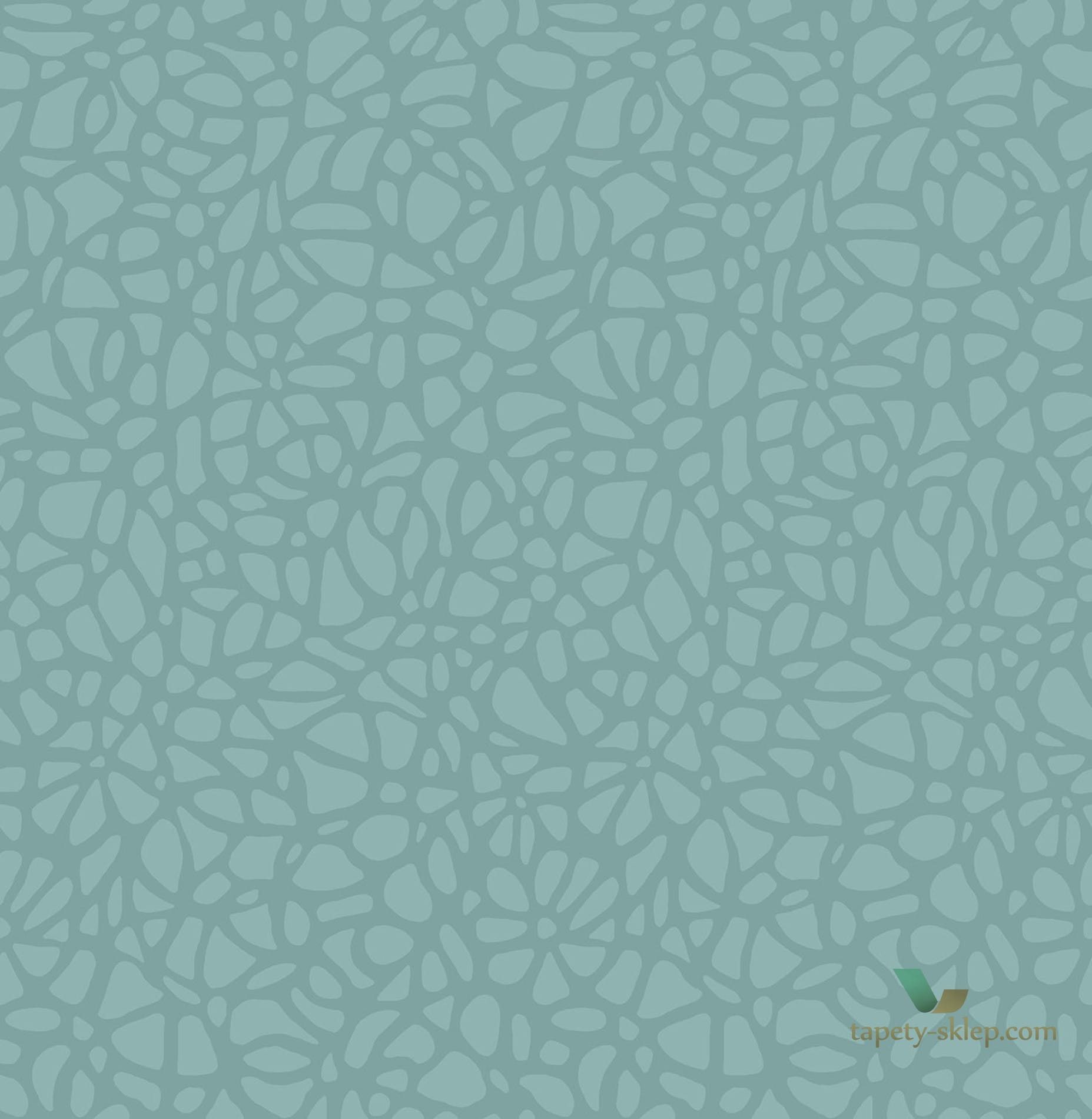 Tapeta 1838 Wallcoverings 1804-121-04 Pebble Seafoam Aurora