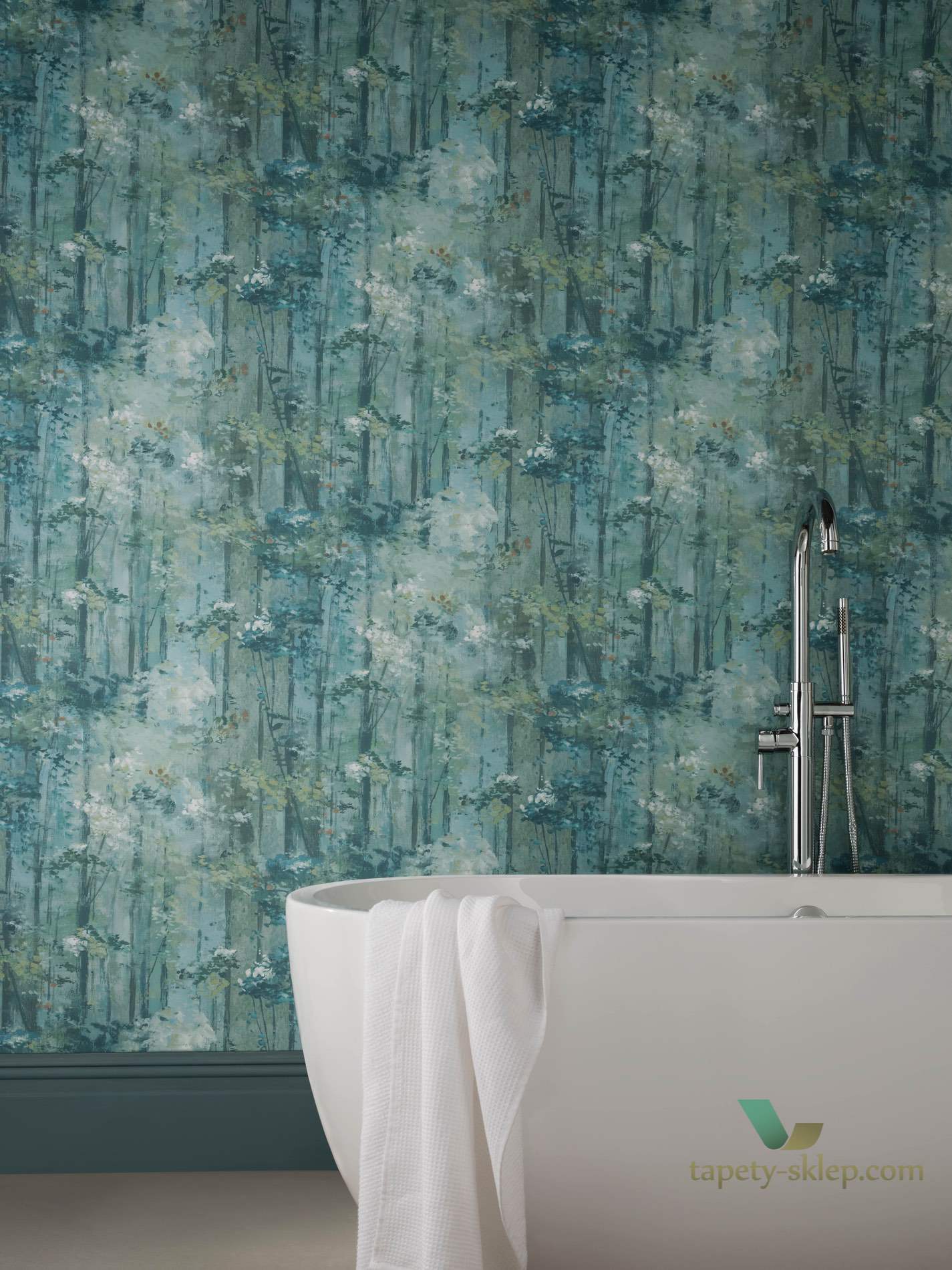Tapeta 1838 Wallcoverings 1804-118-02 Glade Seafoam Aurora