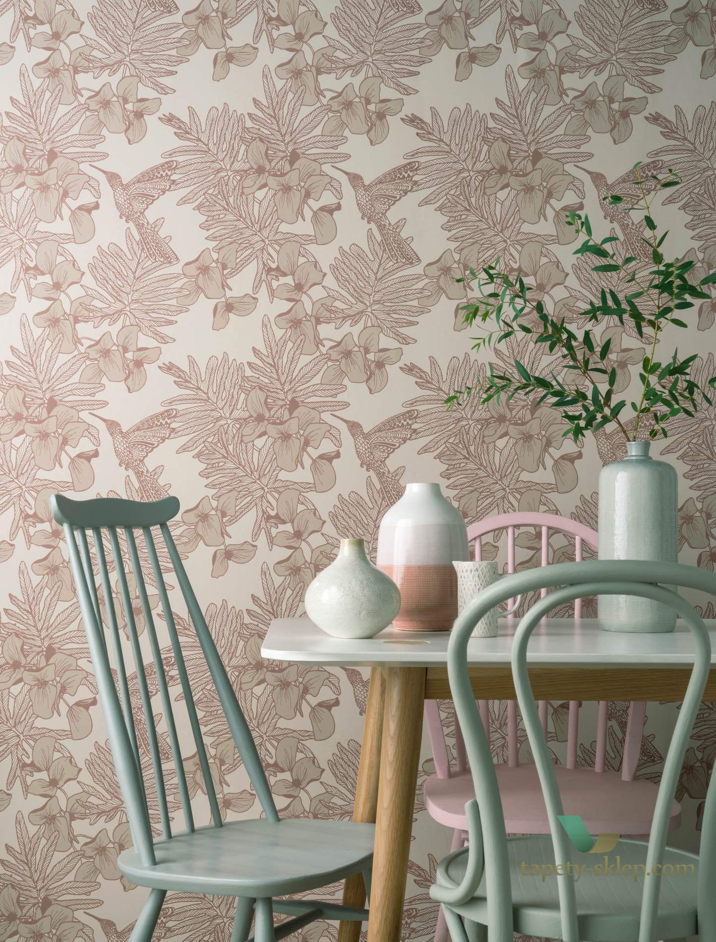 Tapeta 1838 Wallcoverings 1804-117-04 Hummingbird Beach Aurora