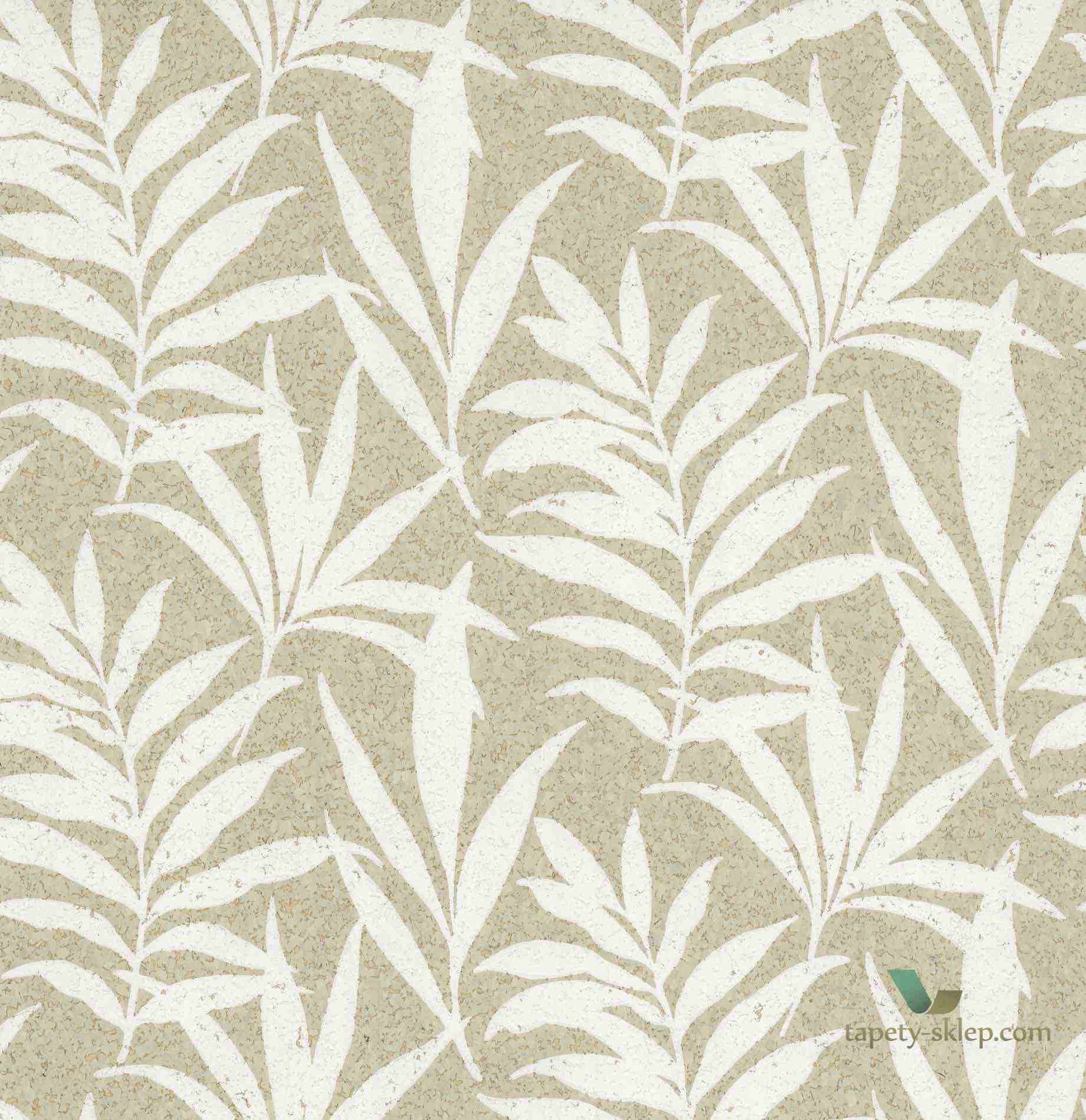 Tapeta 1838 Wallcoverings 1703-113-03 Verdi  Cork Camellia