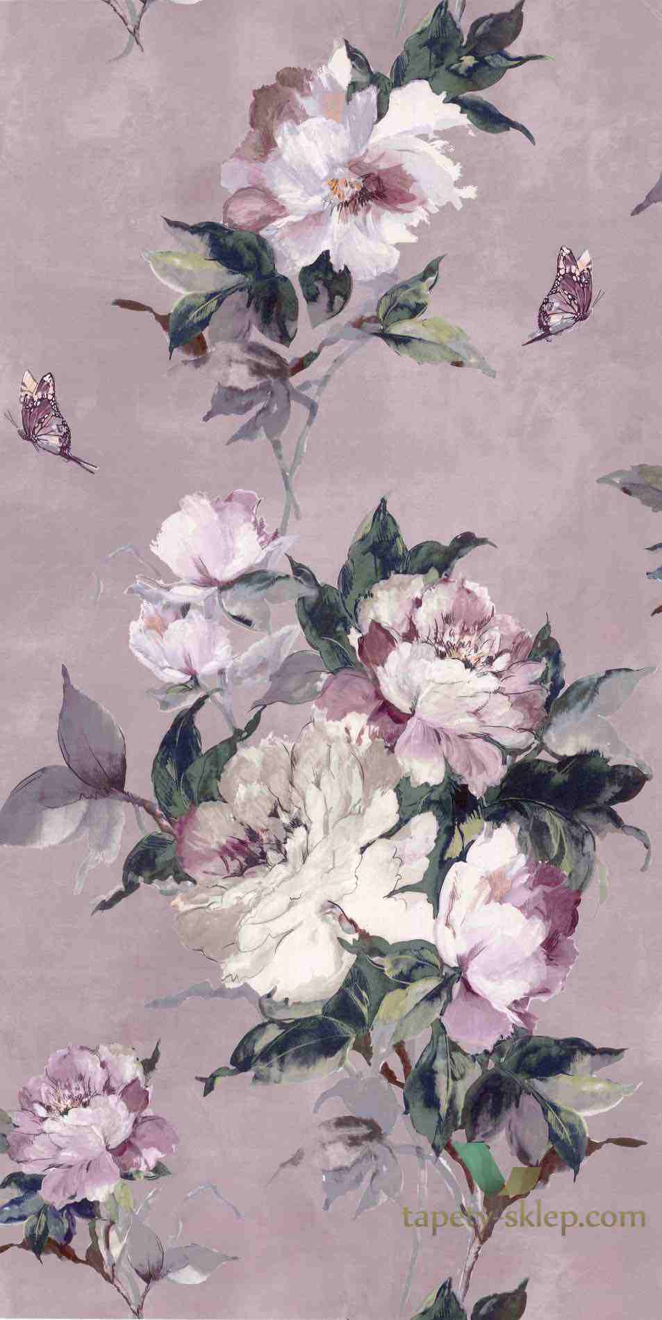 Tapeta 1838 Wallcoverings 1703-108-02 Madama Butterfly Camellia