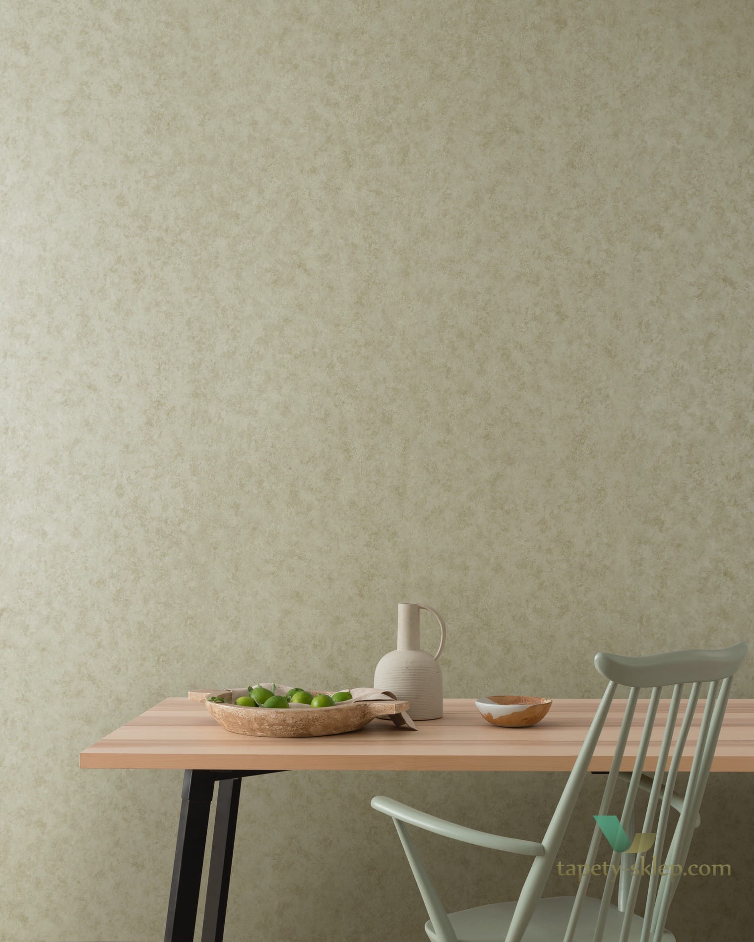 Tapeta 1838 Wallcoverings 1602-107-06 Fenton Soft Gold Capri