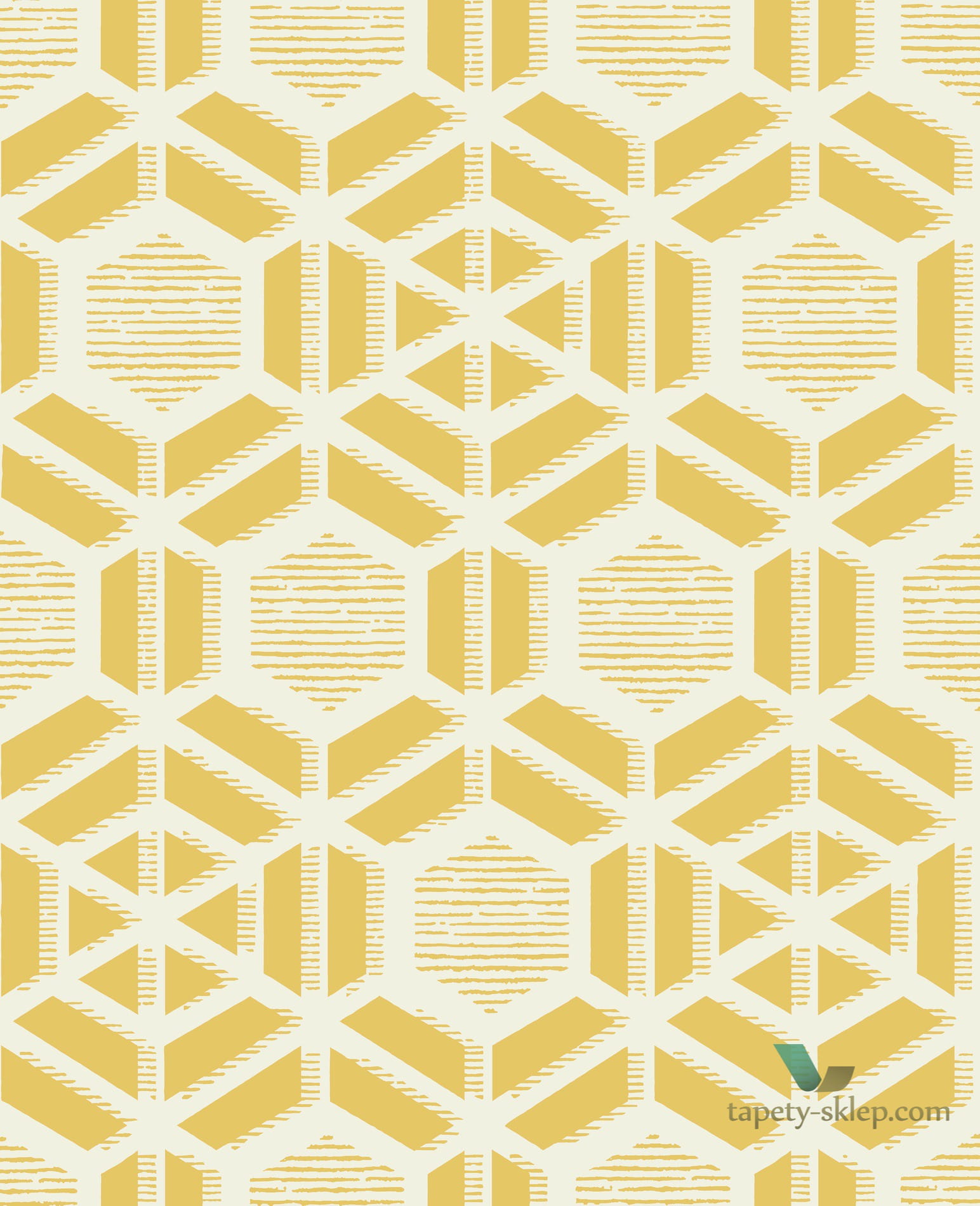 Tapeta 1838 Wallcoverings 1905-126-05 Capri Ochre Capri