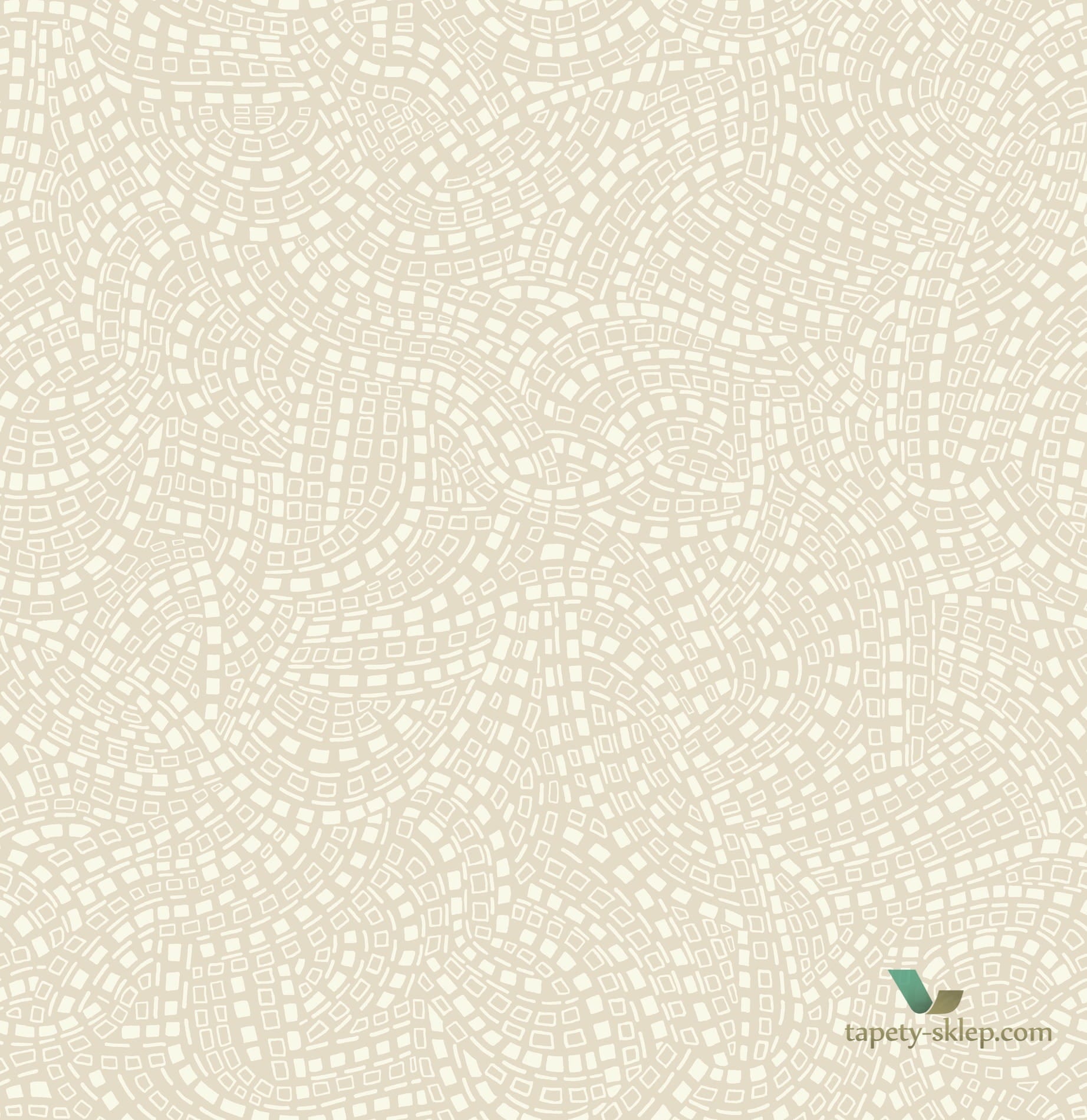 Tapeta 1838 Wallcoverings 1905-127-05 Mosaic Sandstone Capri
