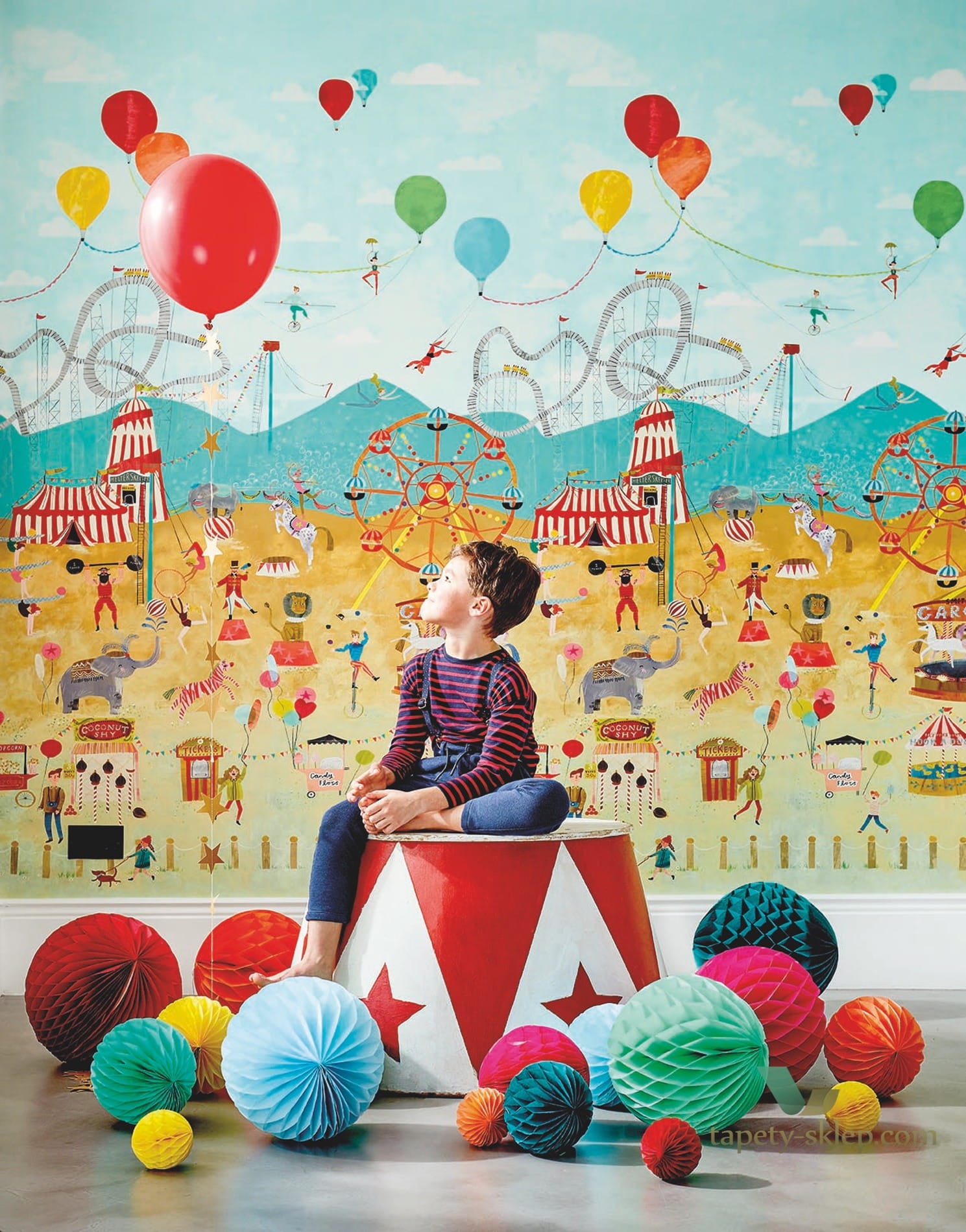 Mural Harlequin 112647 Lifes A Circus Book Of Little Treasures