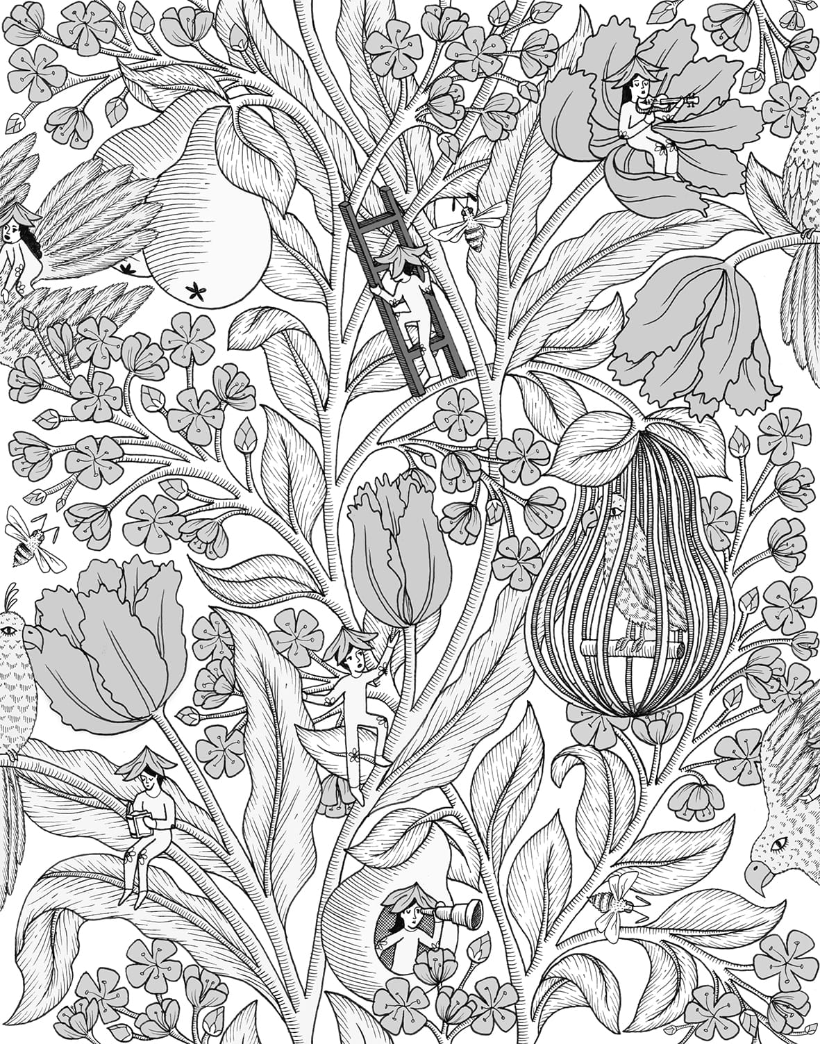 Tapeta Coordonne 8800017 Neo-Belle-Epoque Metamorphosis