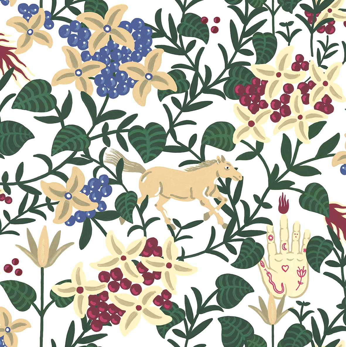 Tapeta Coordonne 8800044 Neo-Flowery Metamorphosis