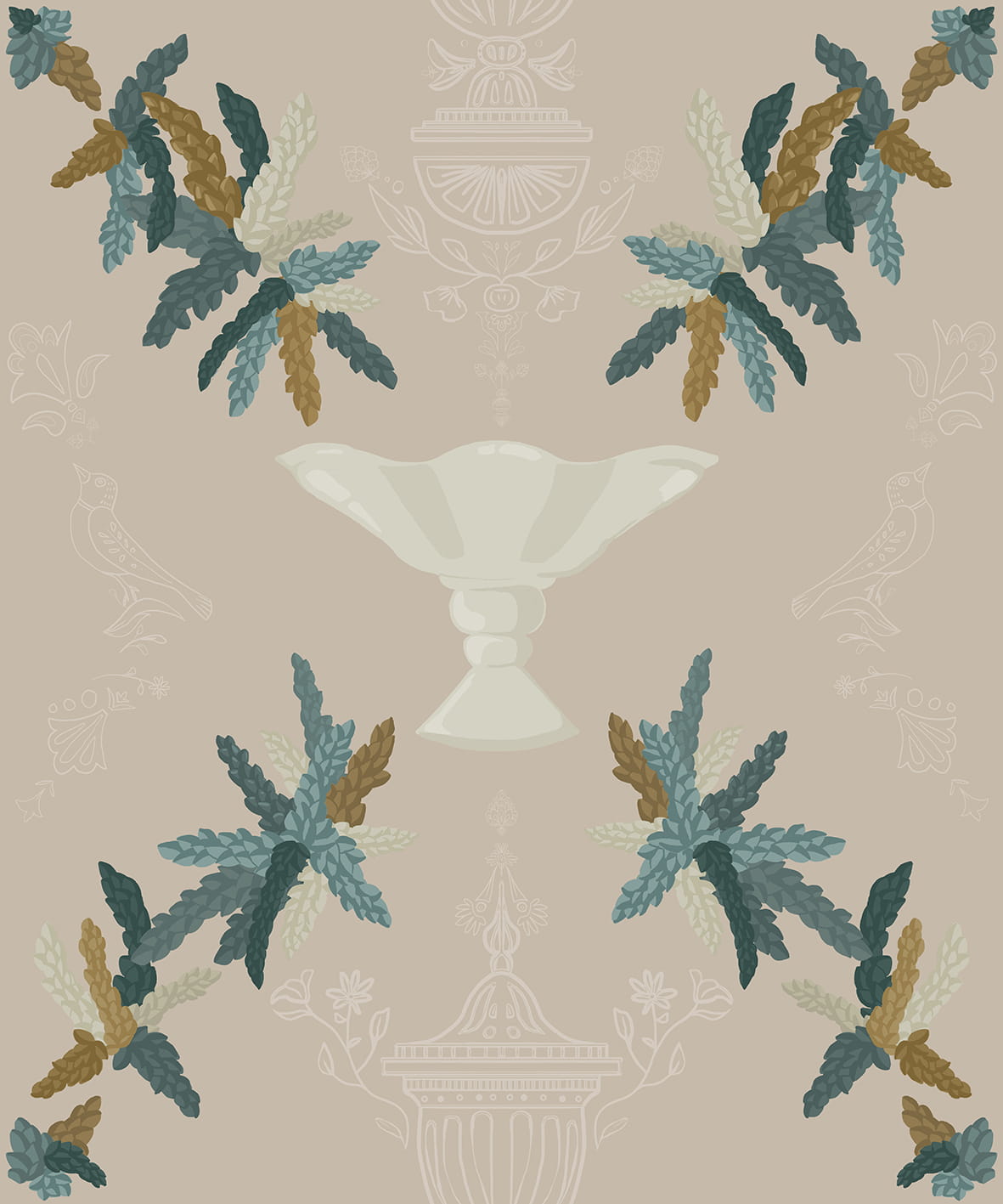 Tapeta Coordonne 8800063 Neo-Rococo Metamorphosis