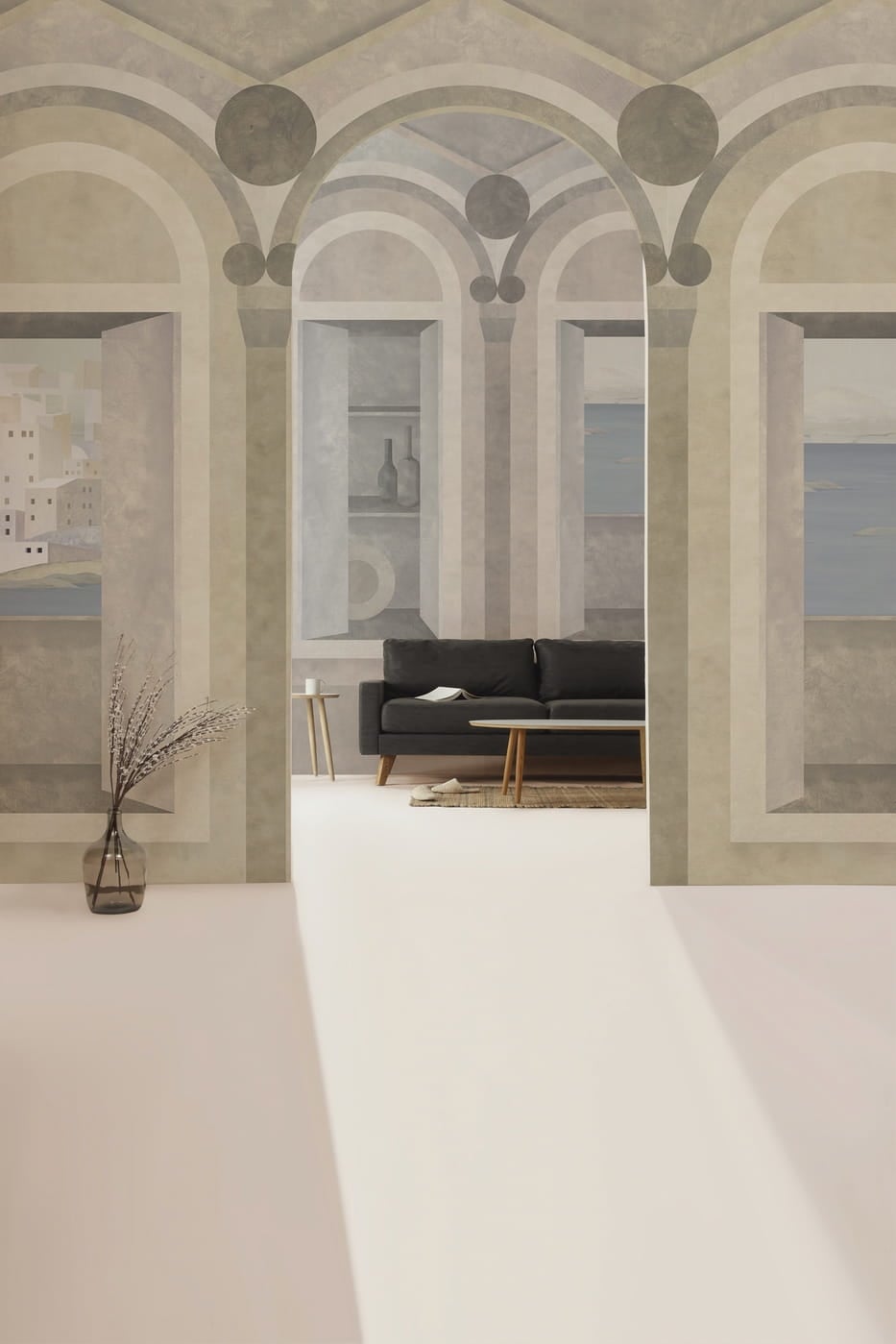 Mural Coordonne 8800171 Neo-Lineale Metamorphosis