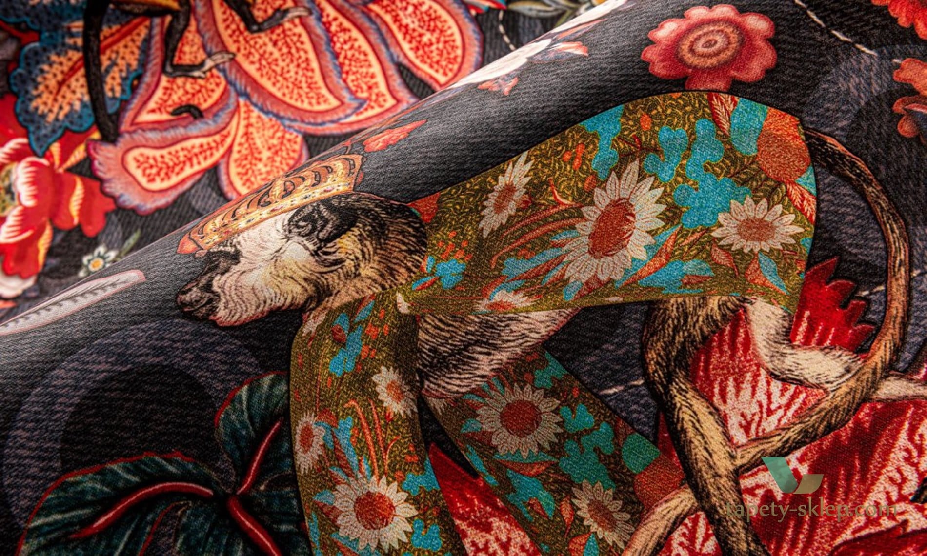 Tapeta Egzotyczna Arte Moooi MO3010 Rendezvous Tokyo Blue Tokyo Blue