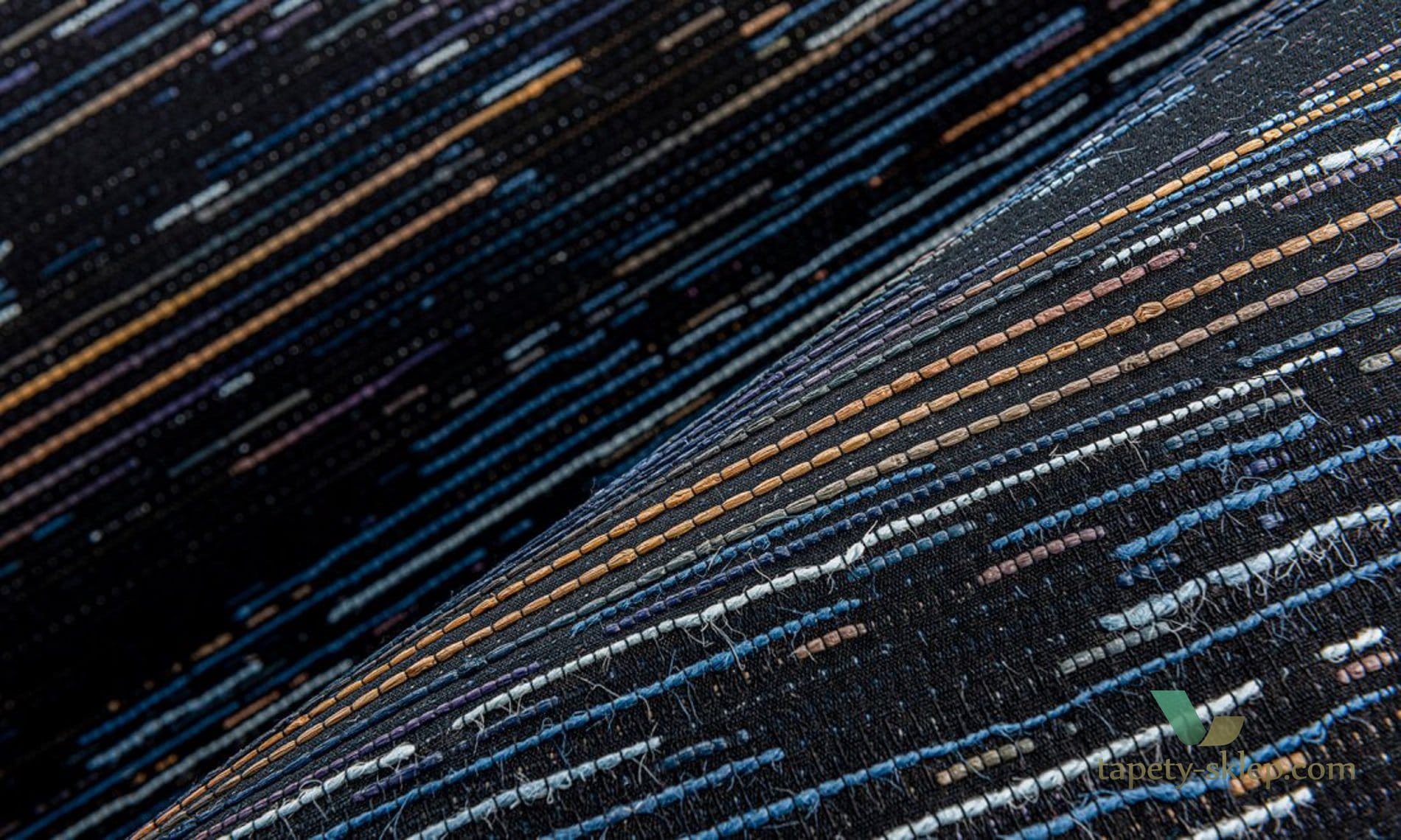 Tapeta Tekstylna Arte Moooi MO3020 TIE-TAMI Tokyo Blue