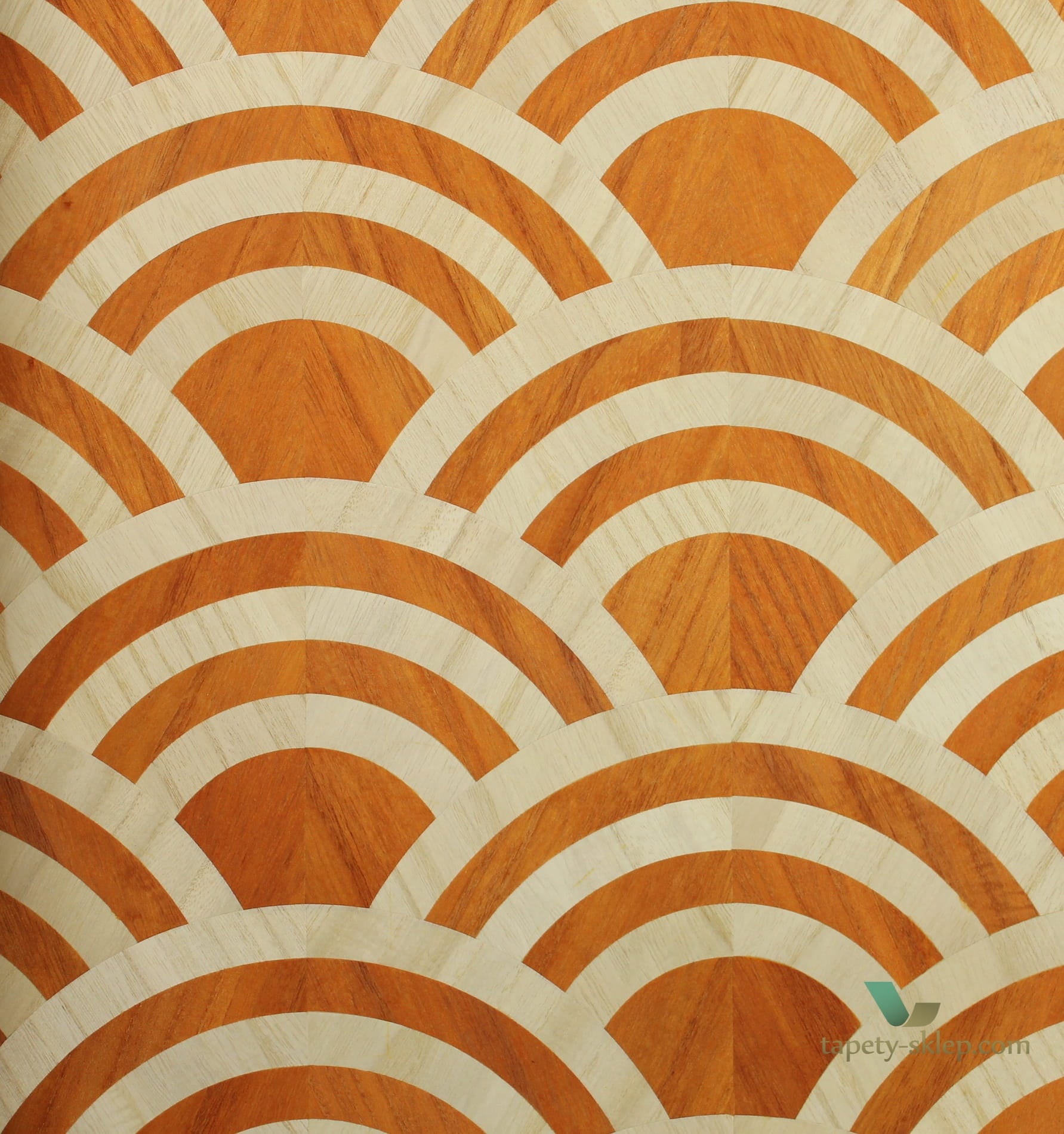 Tapeta fornir z motywem łuków Arte Moooi MO3041 Lucky O'S Tokyo Blue