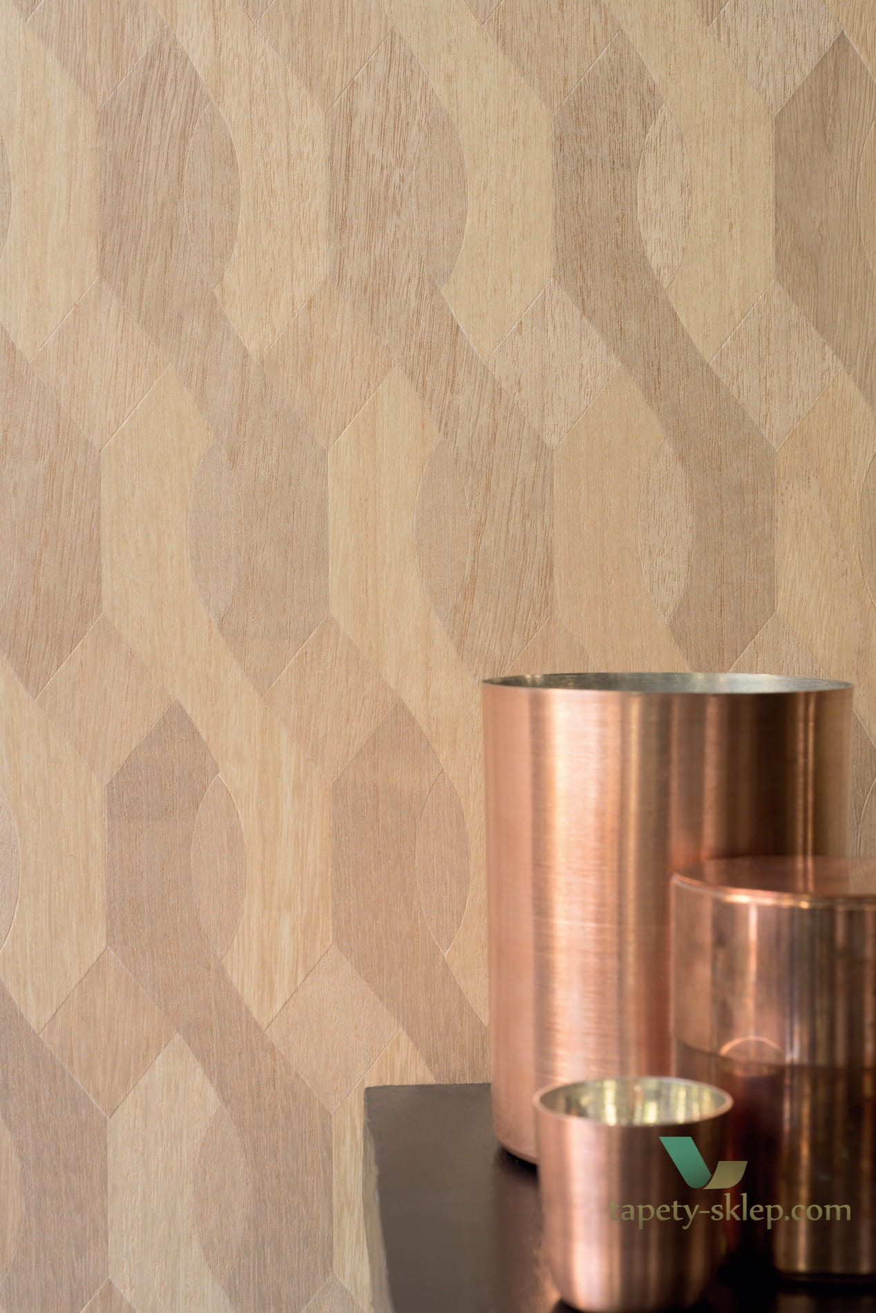 Tapeta Fornir Elitis RM43510 Nappees Essences de Bois