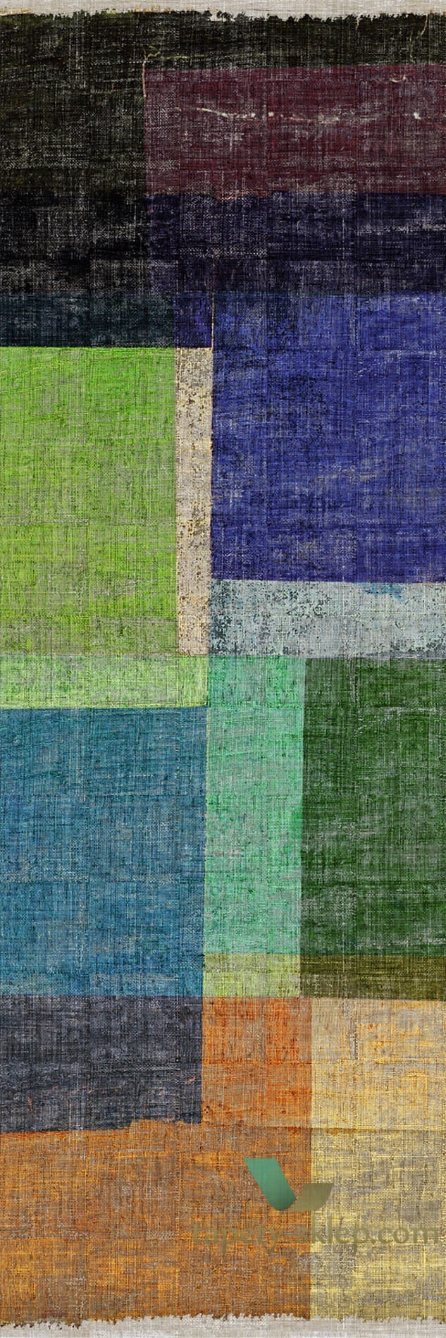 Mural Geometryczny Elitis VP 60501 Untitled Raffia & Madagascar