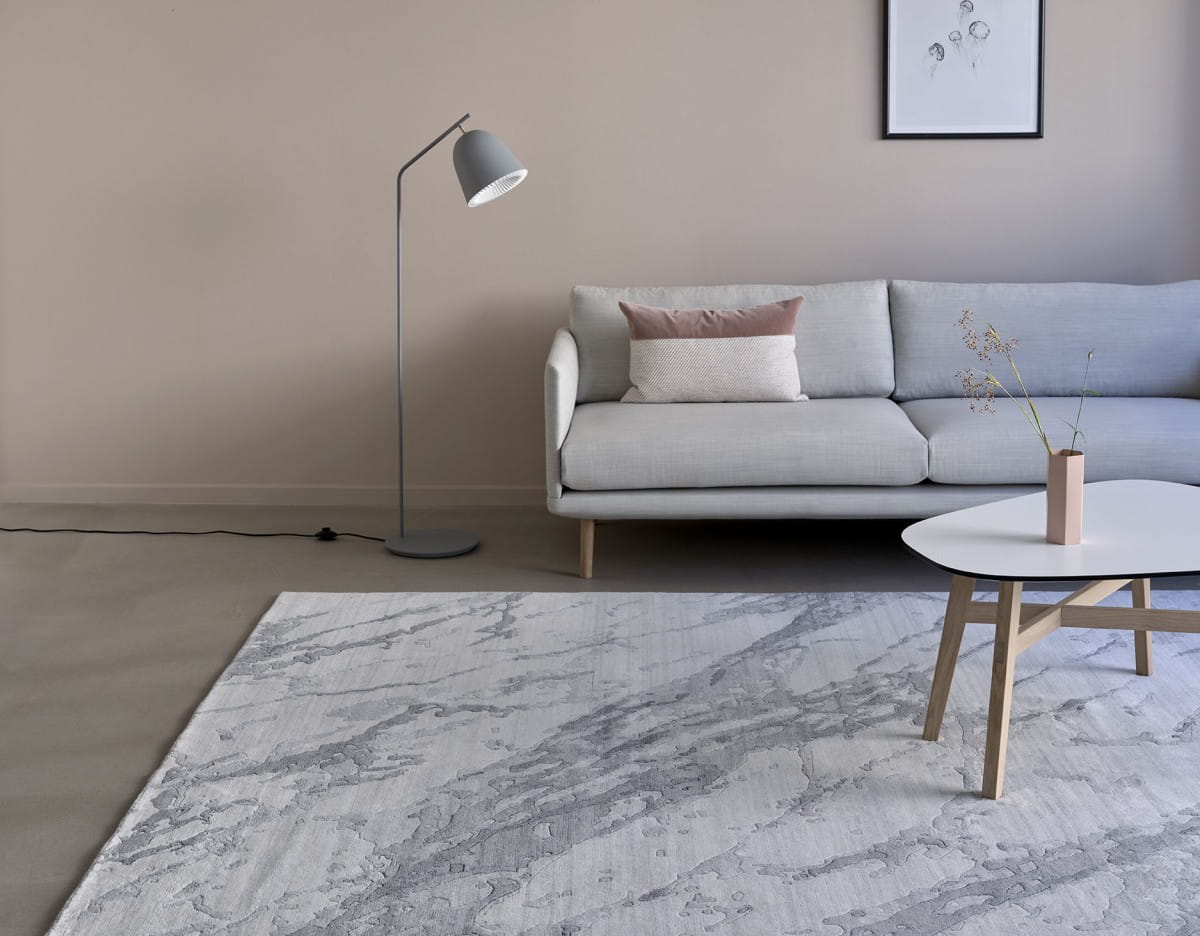 Biało Szary Dywan Reza's Ekskluzywny - TEMPTATION 8098