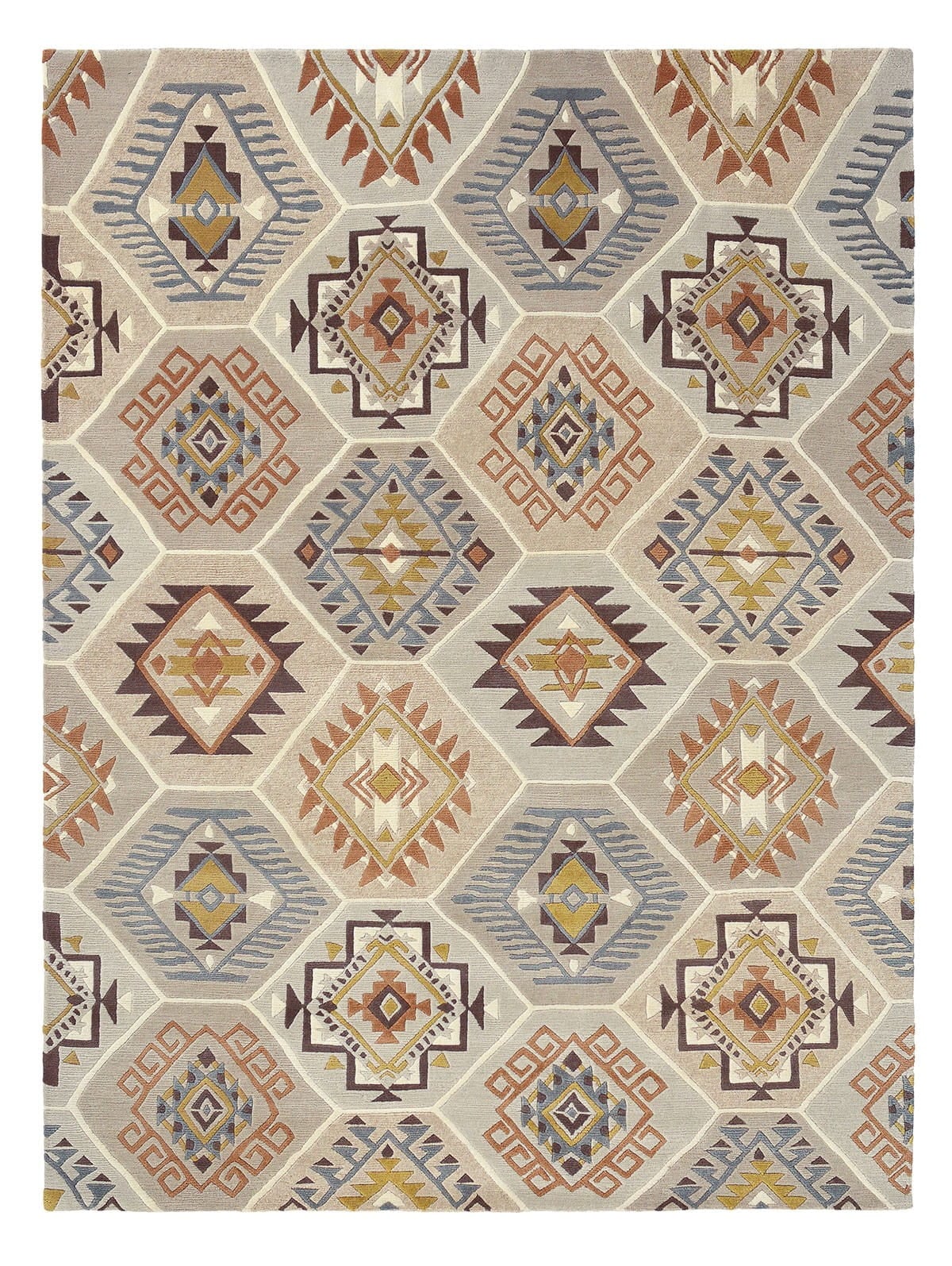 Beżowy Dywan Brink & Campman Geometryczny - YARA NOMAD 33401