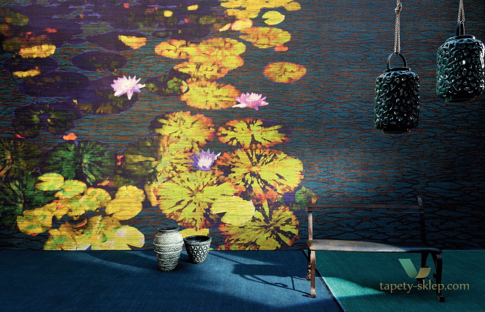 Mural Roślinny Elitis VP85602 All' ombra Talamone