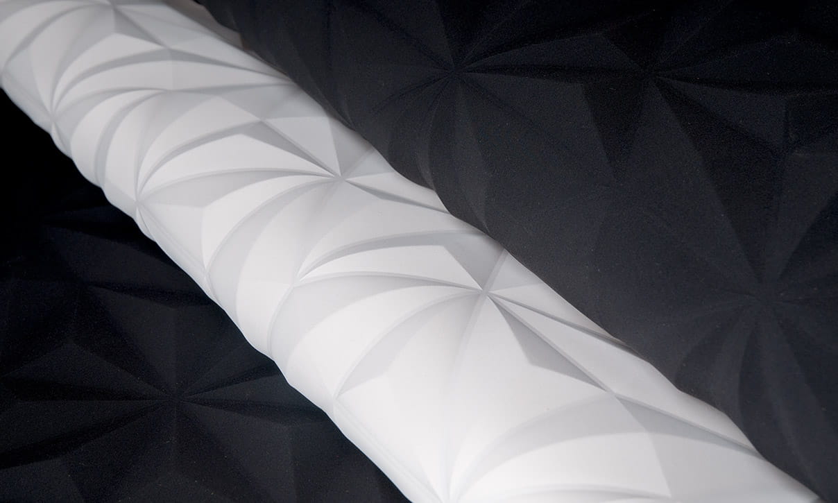 Tapeta tekstylna Arte 43511 Rosace Eclipse Black & White Edition