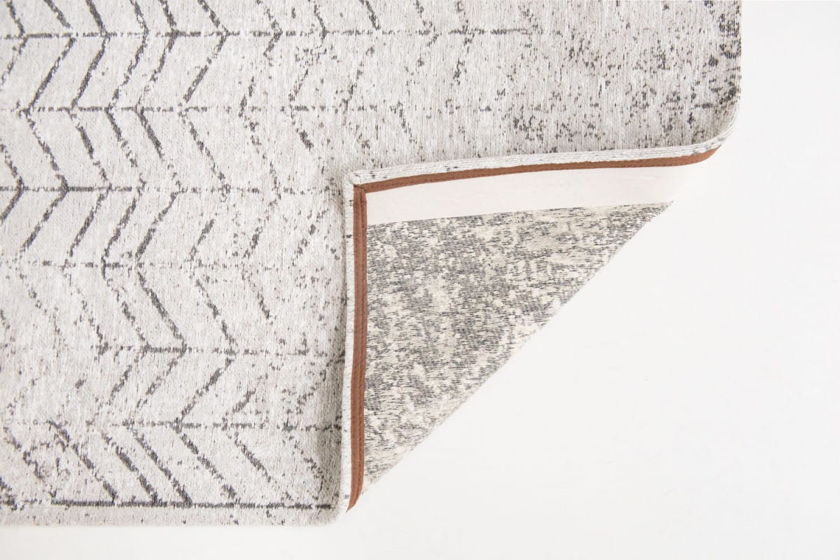 Czarno Biały Dywan Louis De Poortere w Jodełkę - BLACK ON WHITE 8652