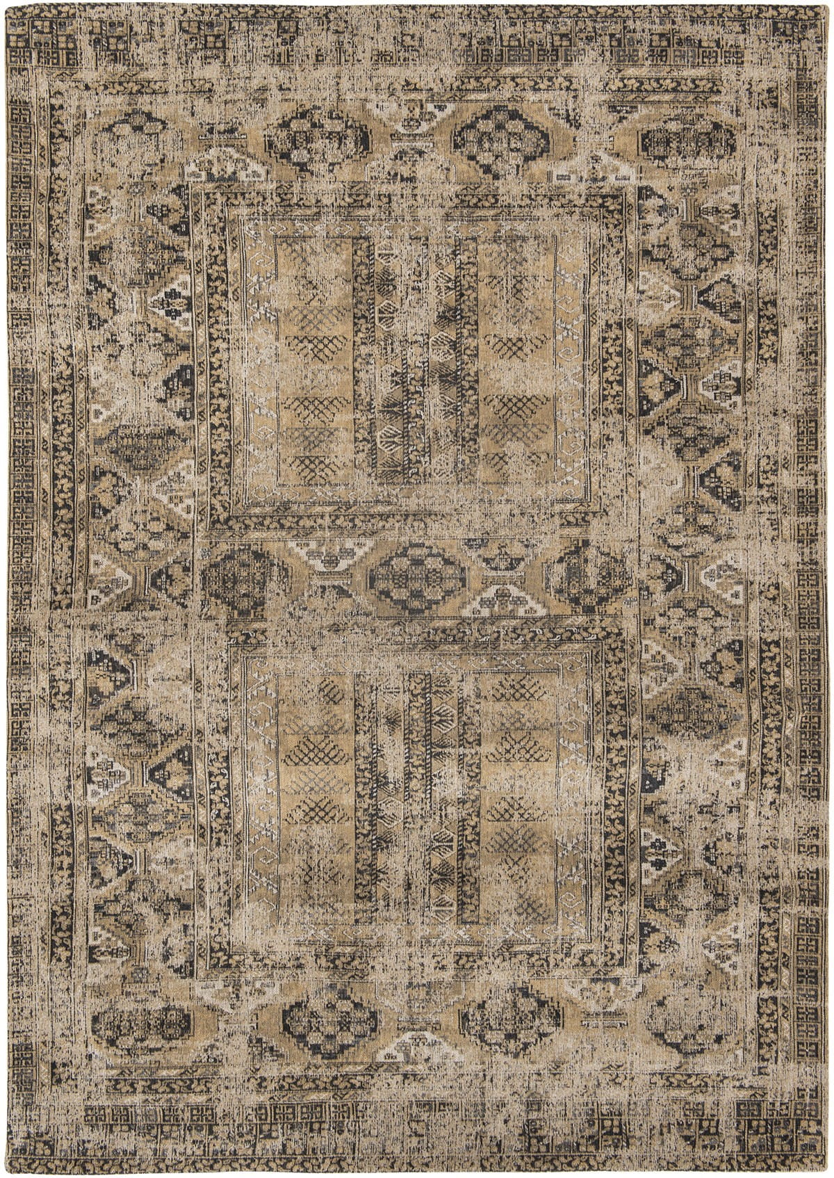 Brązowy Dywan Louis De Poortere Vintage - AGHA OLD GOLD 8720B
