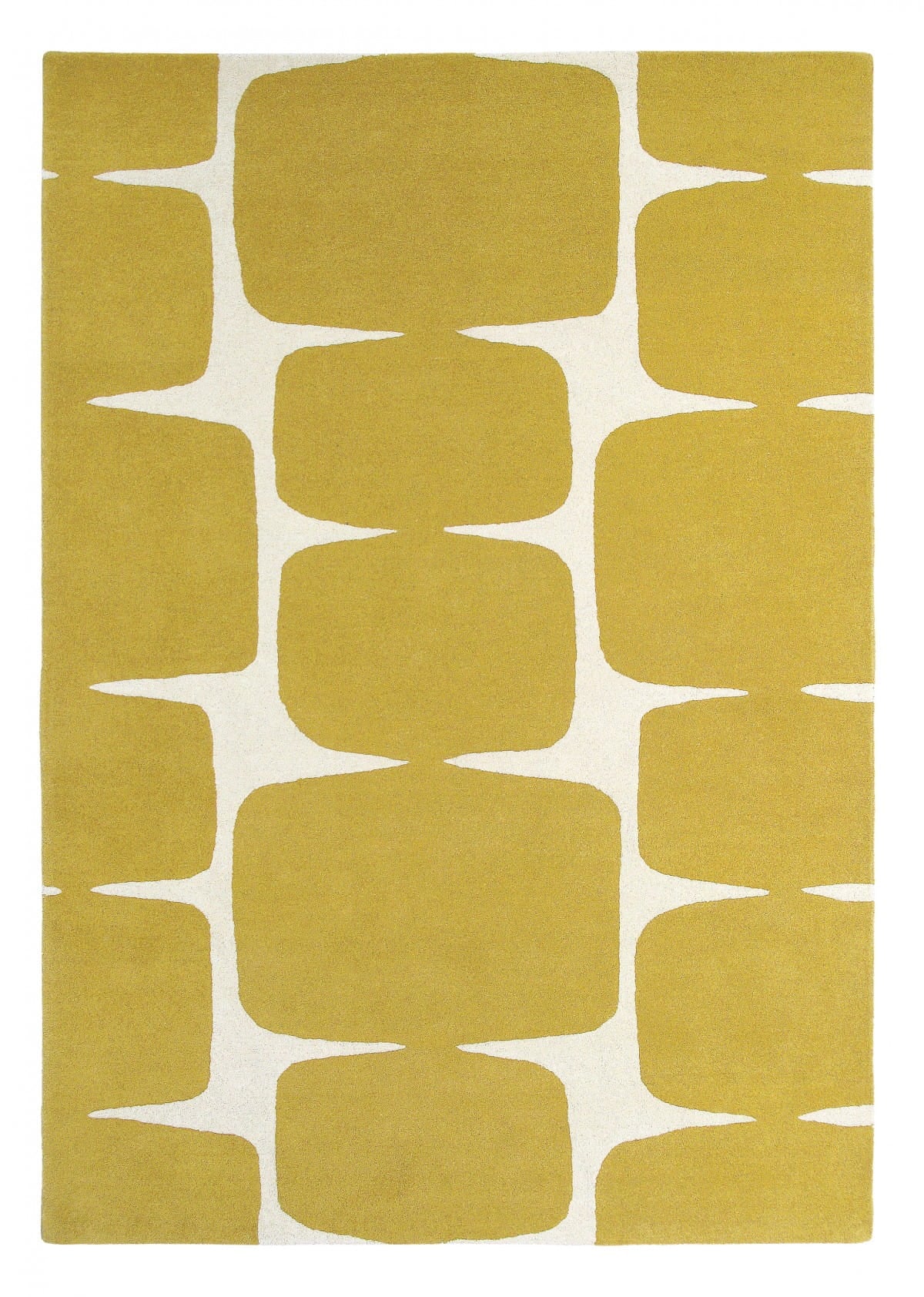 Żółty Dywan Scion Geometryczny - LOHKO HONEY 25806