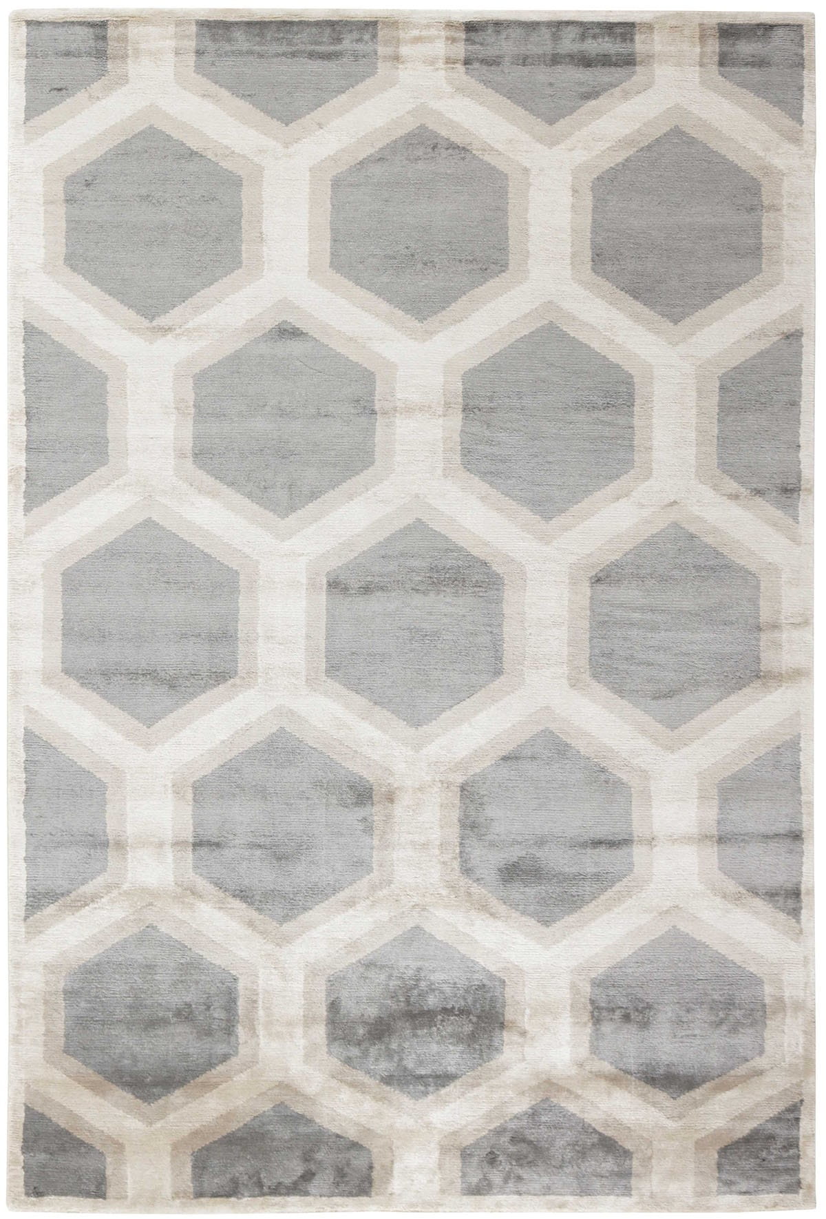 Beżowo Szary Dywan Reza's Geometryczny - COSMOU DECOR 7052