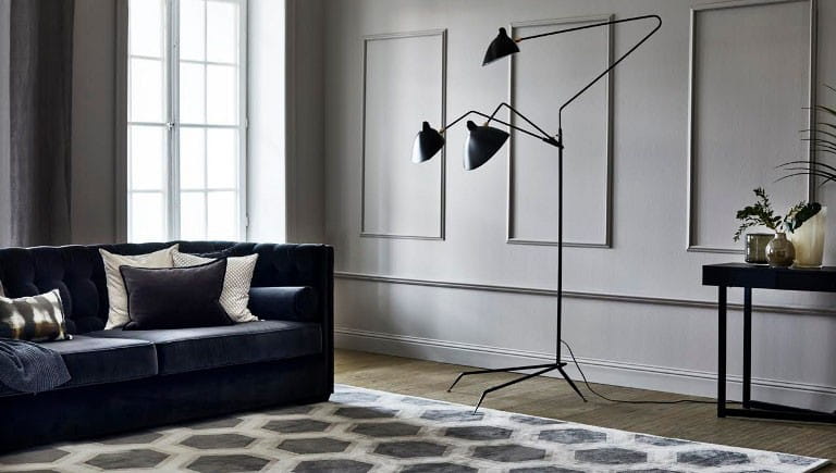 Beżowo Szary Dywan Reza's Geometryczny - COSMOU DECOR 7052