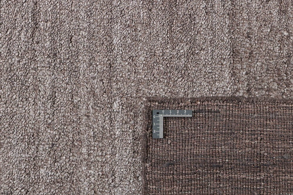 Brązowy Dywan Reza's Gładki - PLAIN DUST DARK BROWN 7012