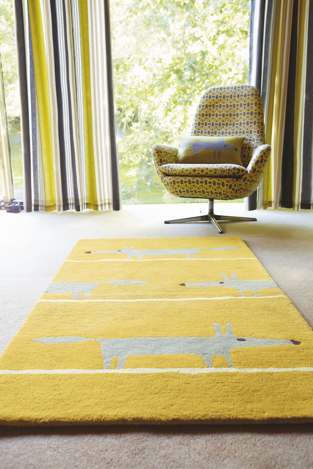 Żółty Dywan Scion Dziecięcy - MR FOX MUSTARD 25306