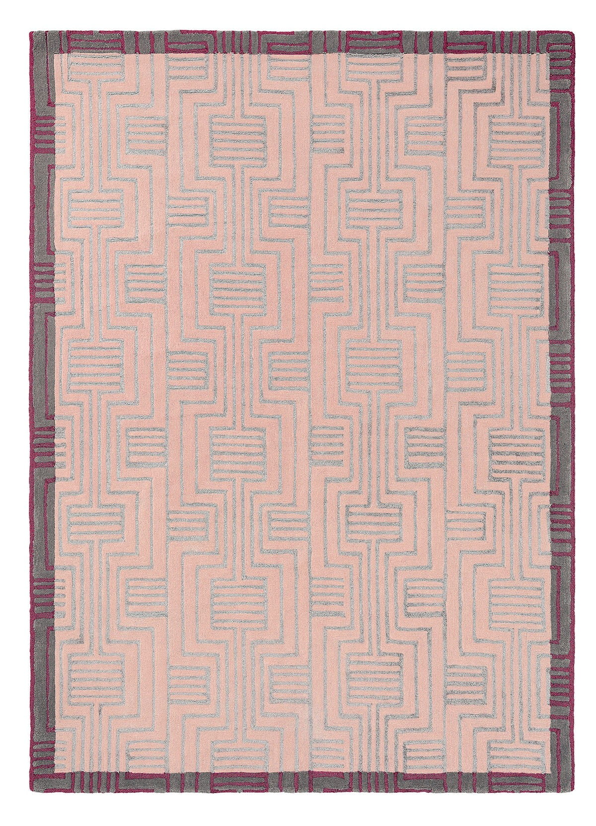 Różowy Dywan Ted Baker Geometryczny - KINMO PINK 56802