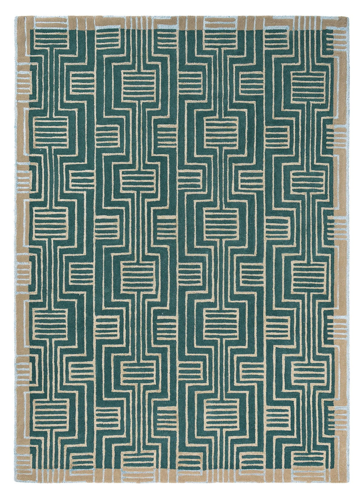 Zielony Dywan Ted Baker Geometryczny - KINMO GREEN 56807