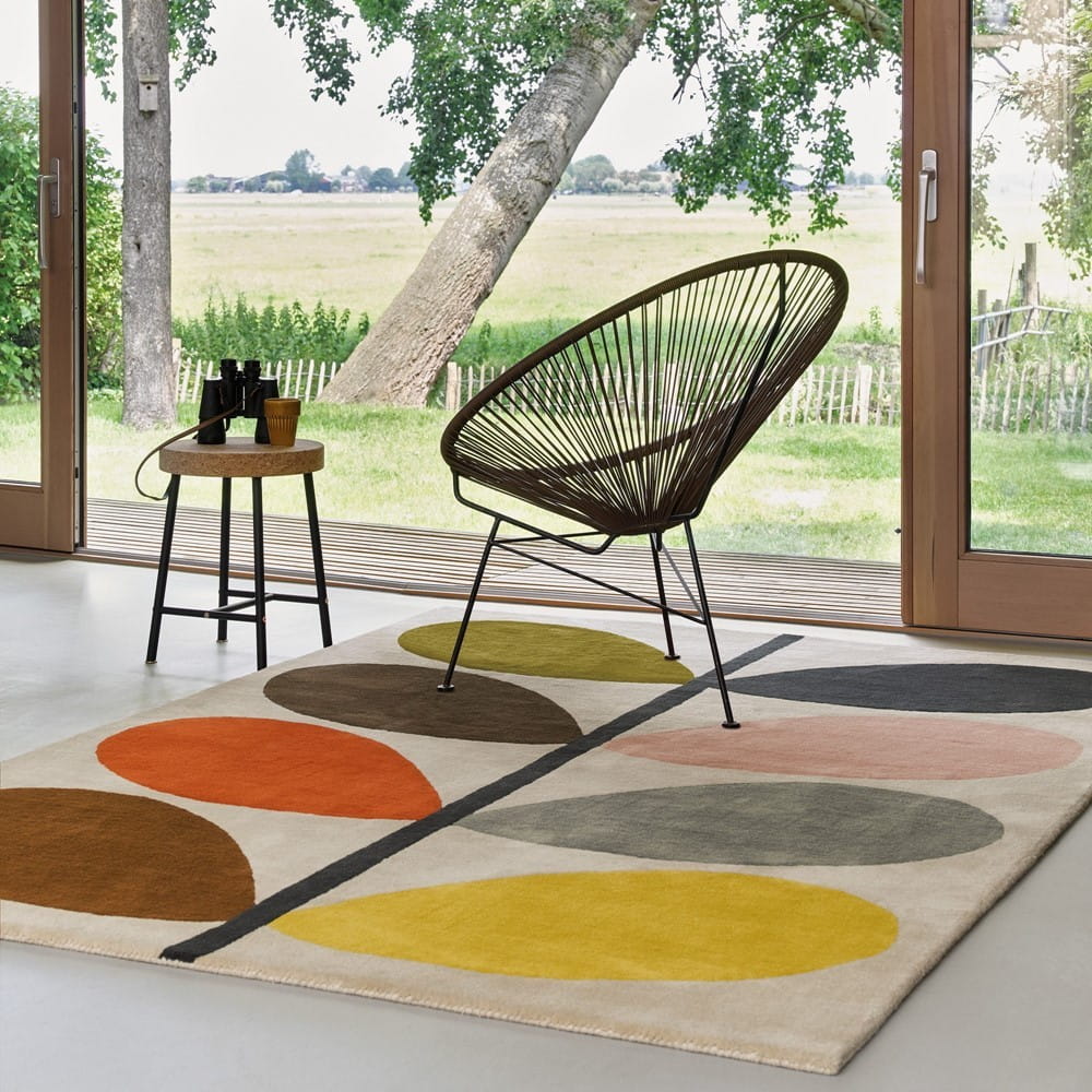 Kolorowy Dywan Orla Kiely w Liście - GIANT MULTI STEM 059205