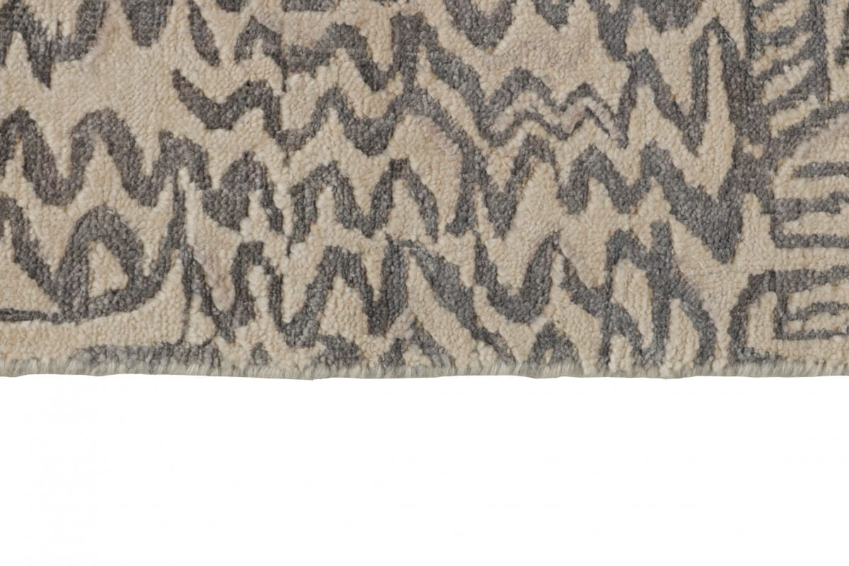 Beżowy ekskluzywny dywan 3D Damask AL-450 B1/B-14/HB-35 Reza's