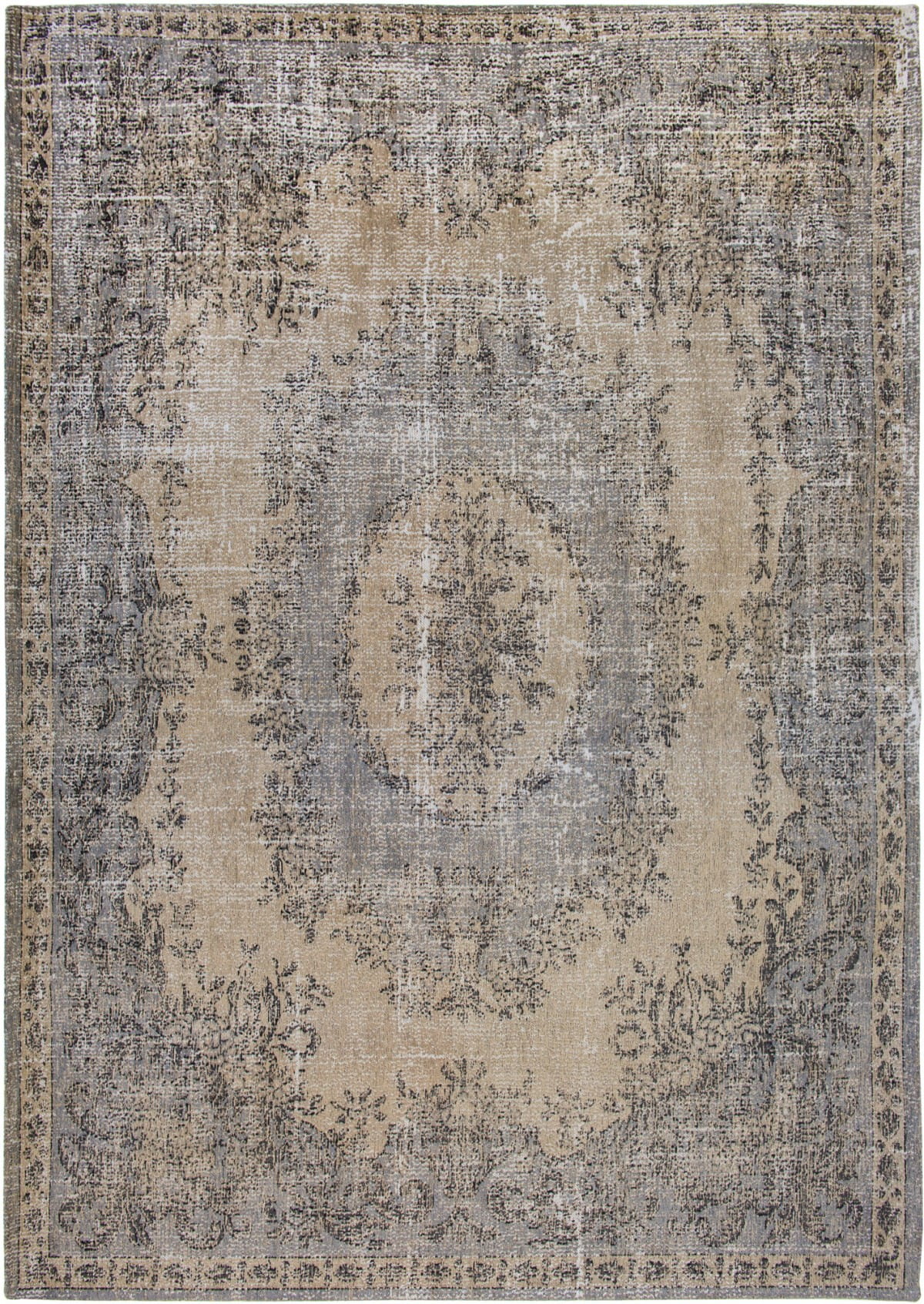 Szaro Beżowy Dywan Vintage - COLONNA TAUPE 9138