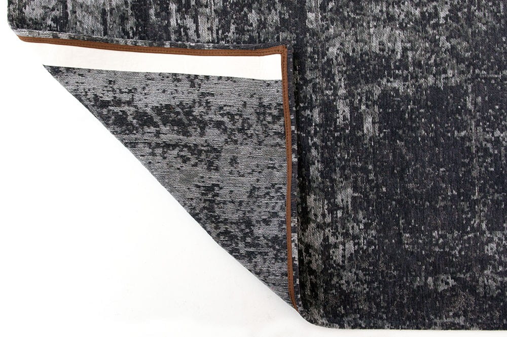 Szaro Czarny Dywan w Jodełkę - HARLEM CONTRAST 8425B