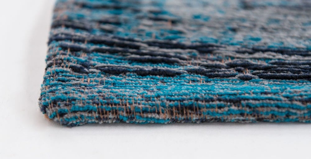 Niebiesko Szary Dywan Klasyczny - GREY TURQUOISE 8255B