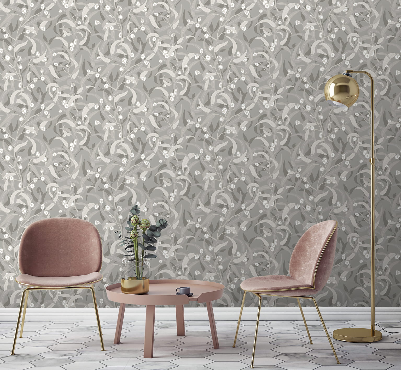 Tapeta Decoprint DA23273 Leaf Allover Daimon