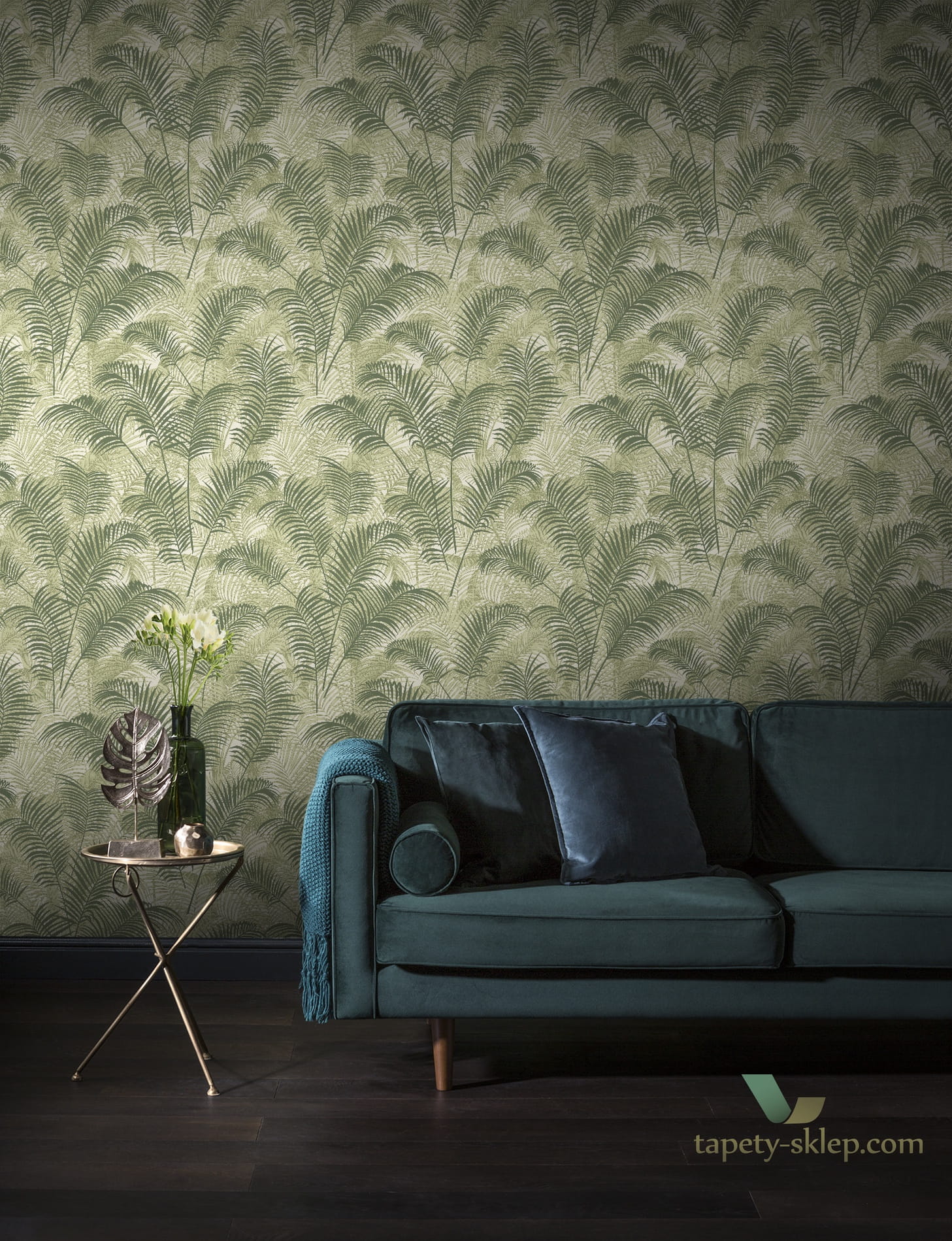 Tapeta Decoprint BL22763 Tropical Leaves Blooming