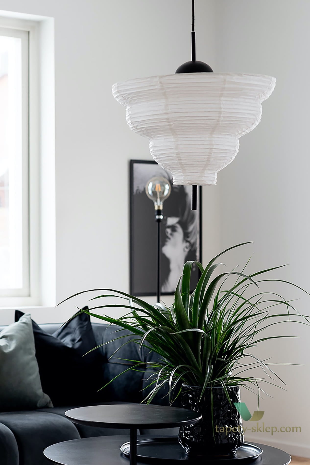 Lampa wisząca Kyoto 45 White 150608 Globen