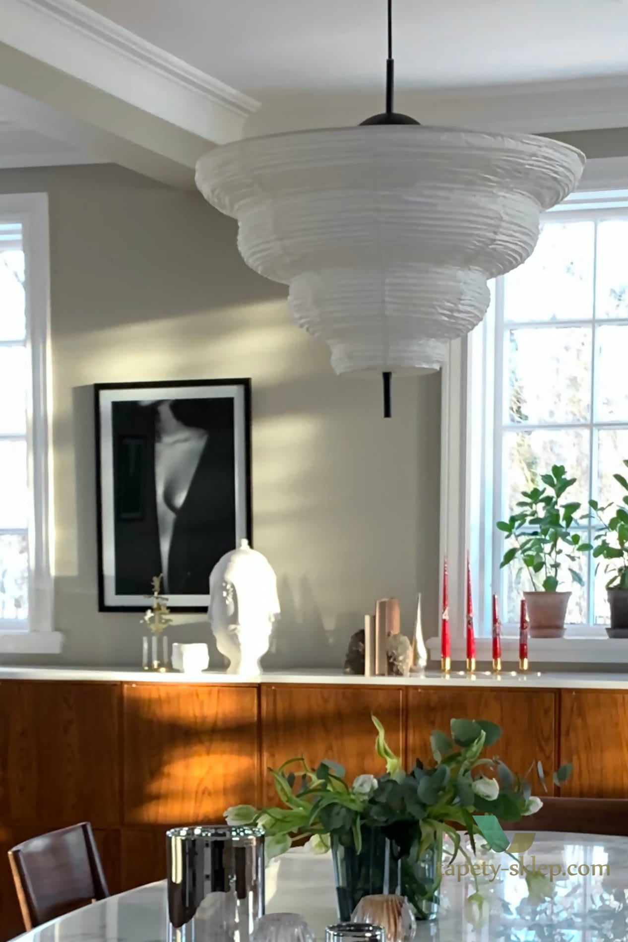 Lampa wisząca Kyoto 60 White 170608 Globen