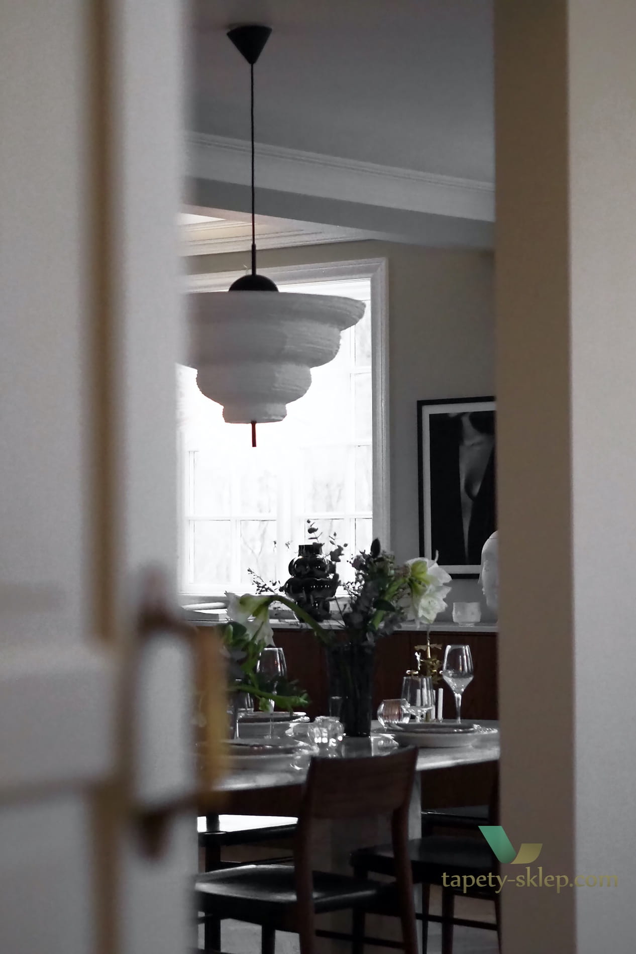 Lampa wisząca Kyoto 60 White 170608 Globen
