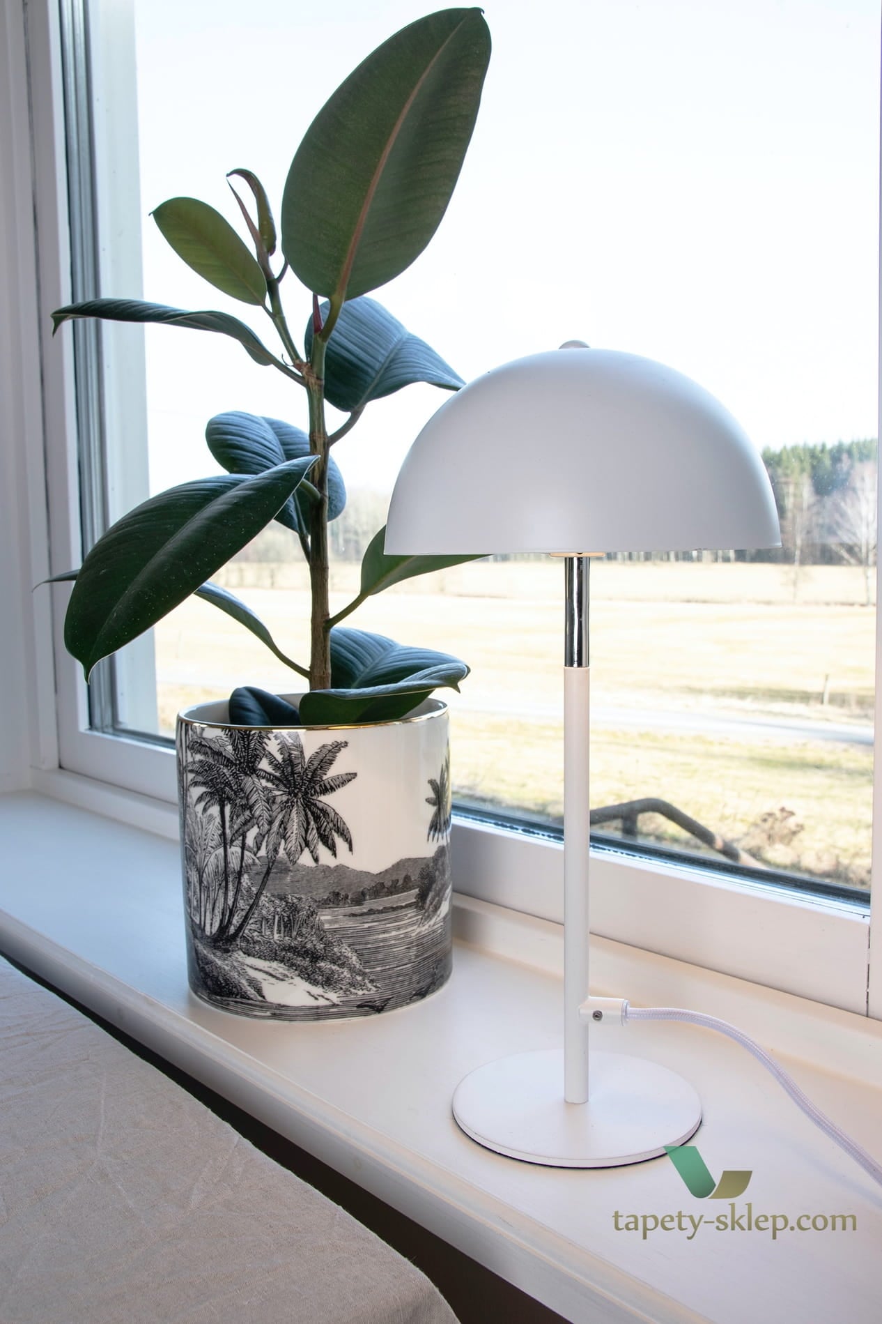 Lampa stołowa Icon White 219008 Globen