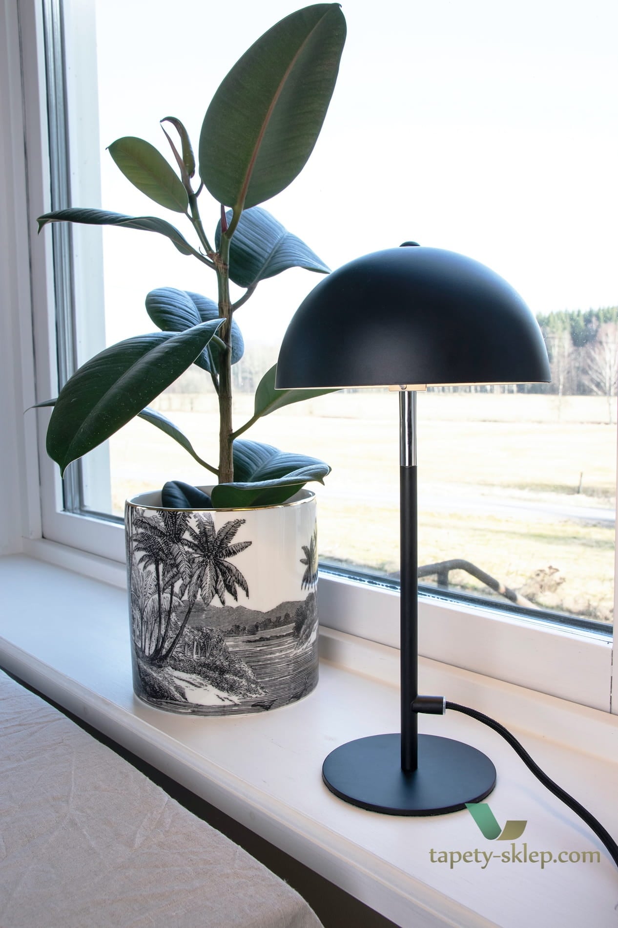 Lampa stołowa Icon Black 219011 Globen