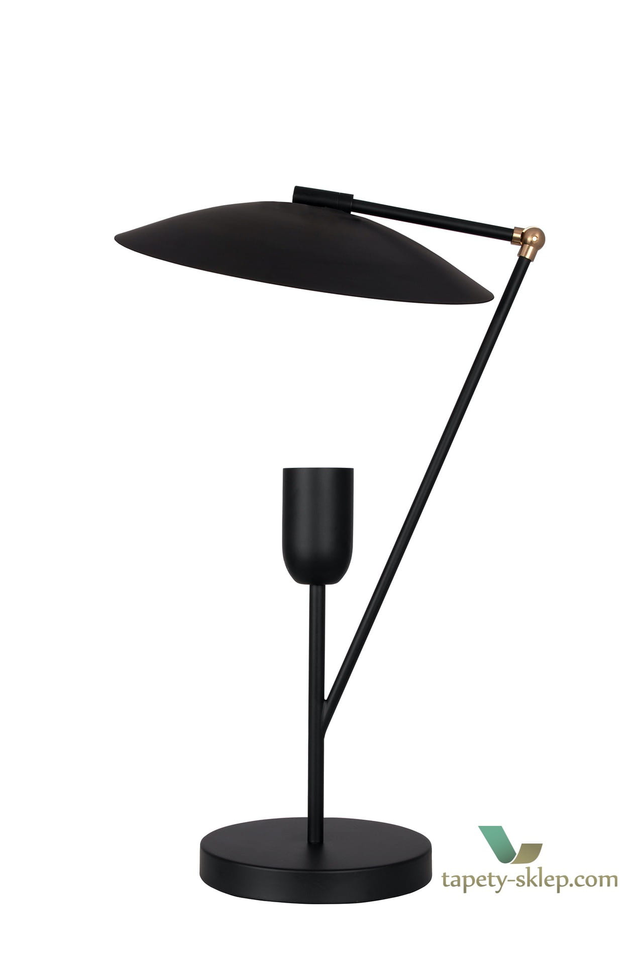 Lampa stołowa lamp Undercover Black/Brushed Brass 220111 Globen
